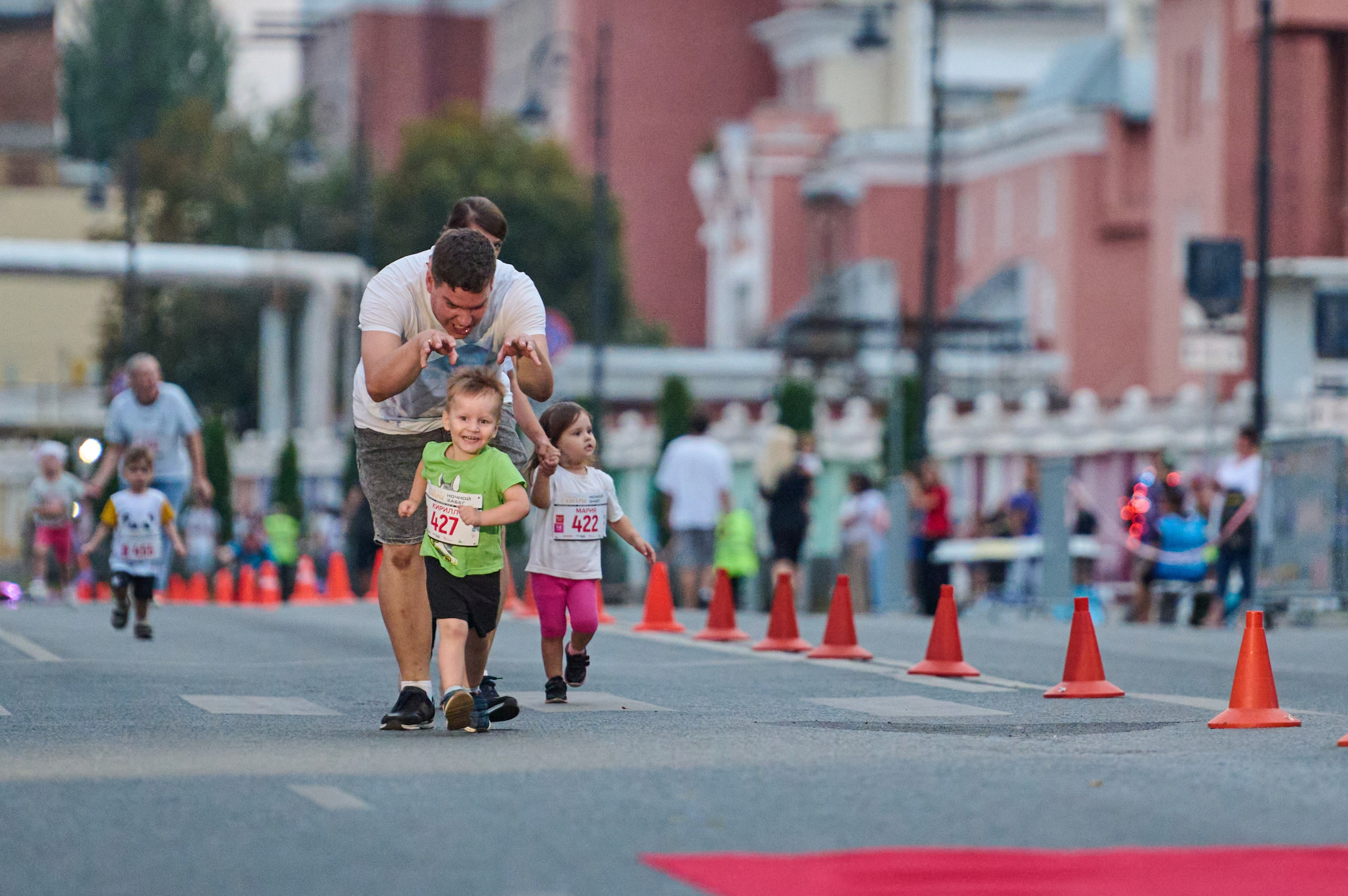 Огни Самары (ночной забег). Фотограф в Самаре