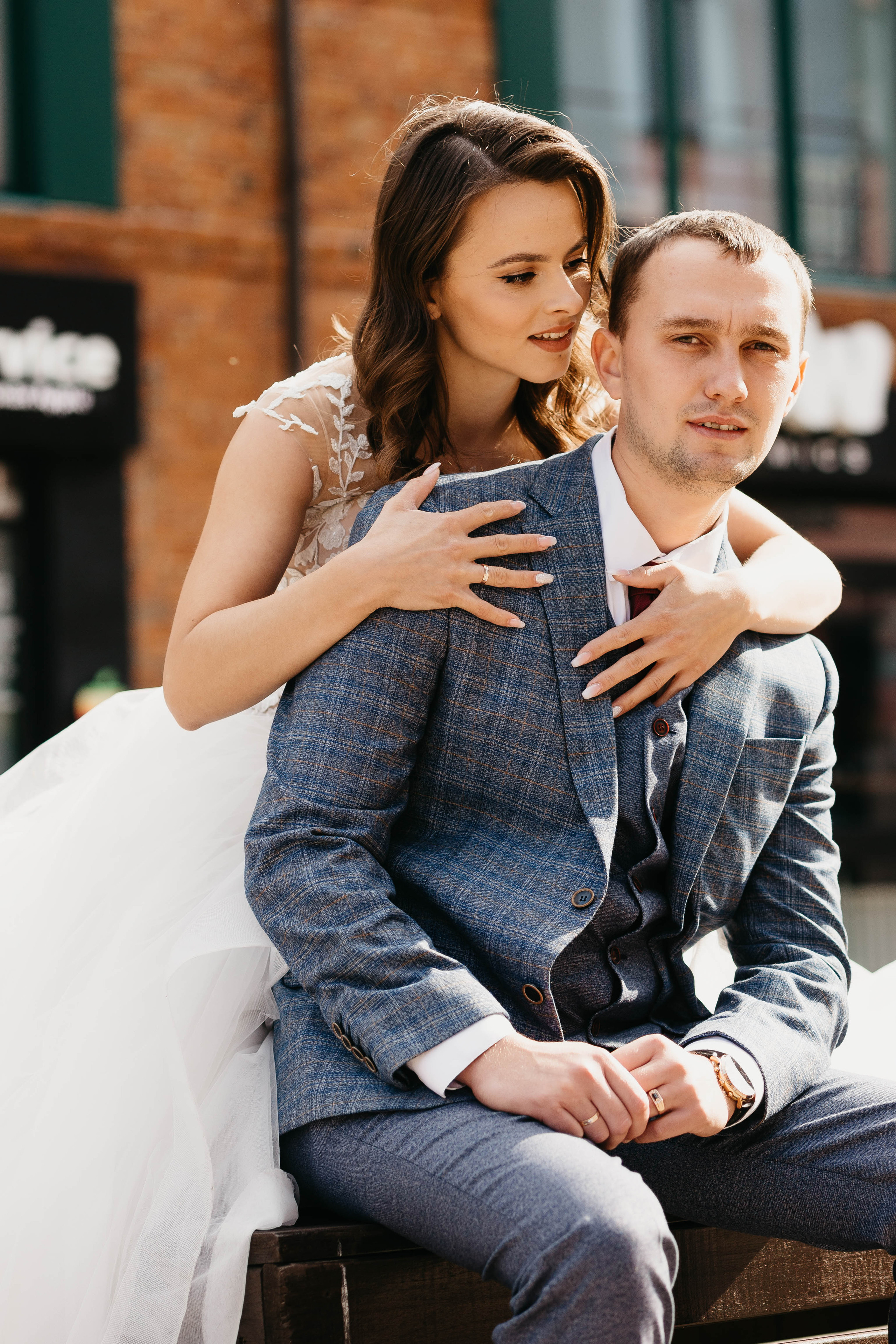 Фотопрогулка на свадьбе в городе. Свадебный фотограф Калуга Москва Диана Румянцева