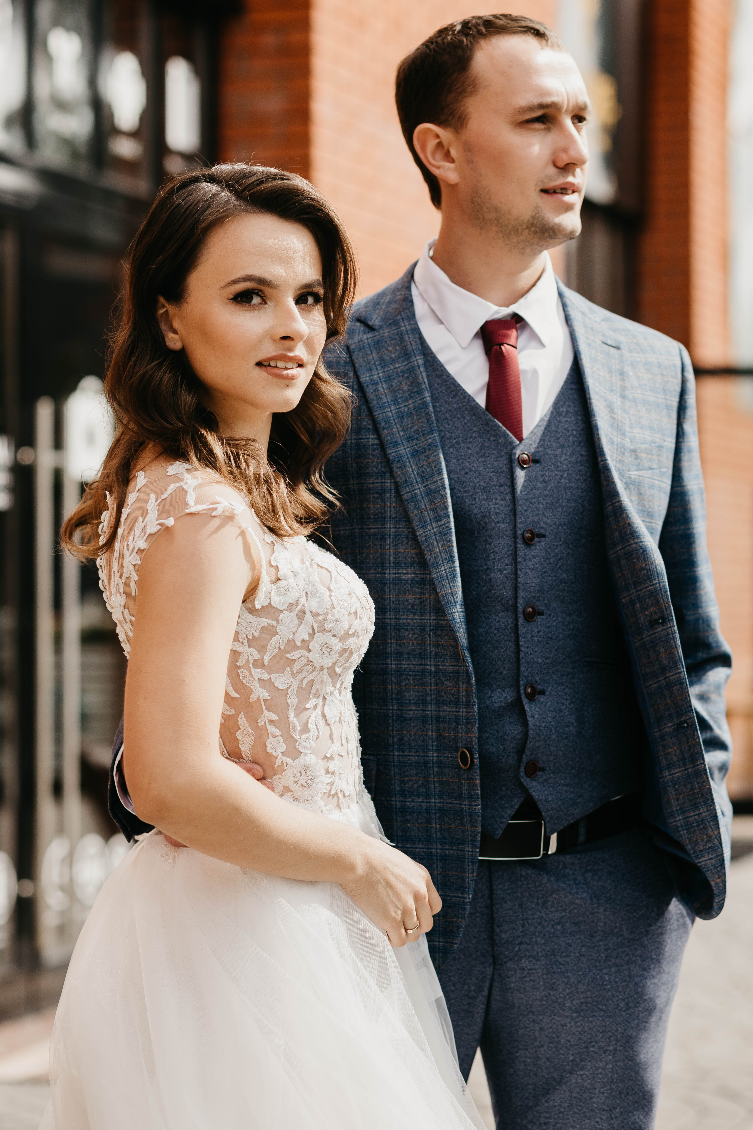 Фотопрогулка на свадьбе в городе. Свадебный фотограф Калуга Москва Диана Румянцева