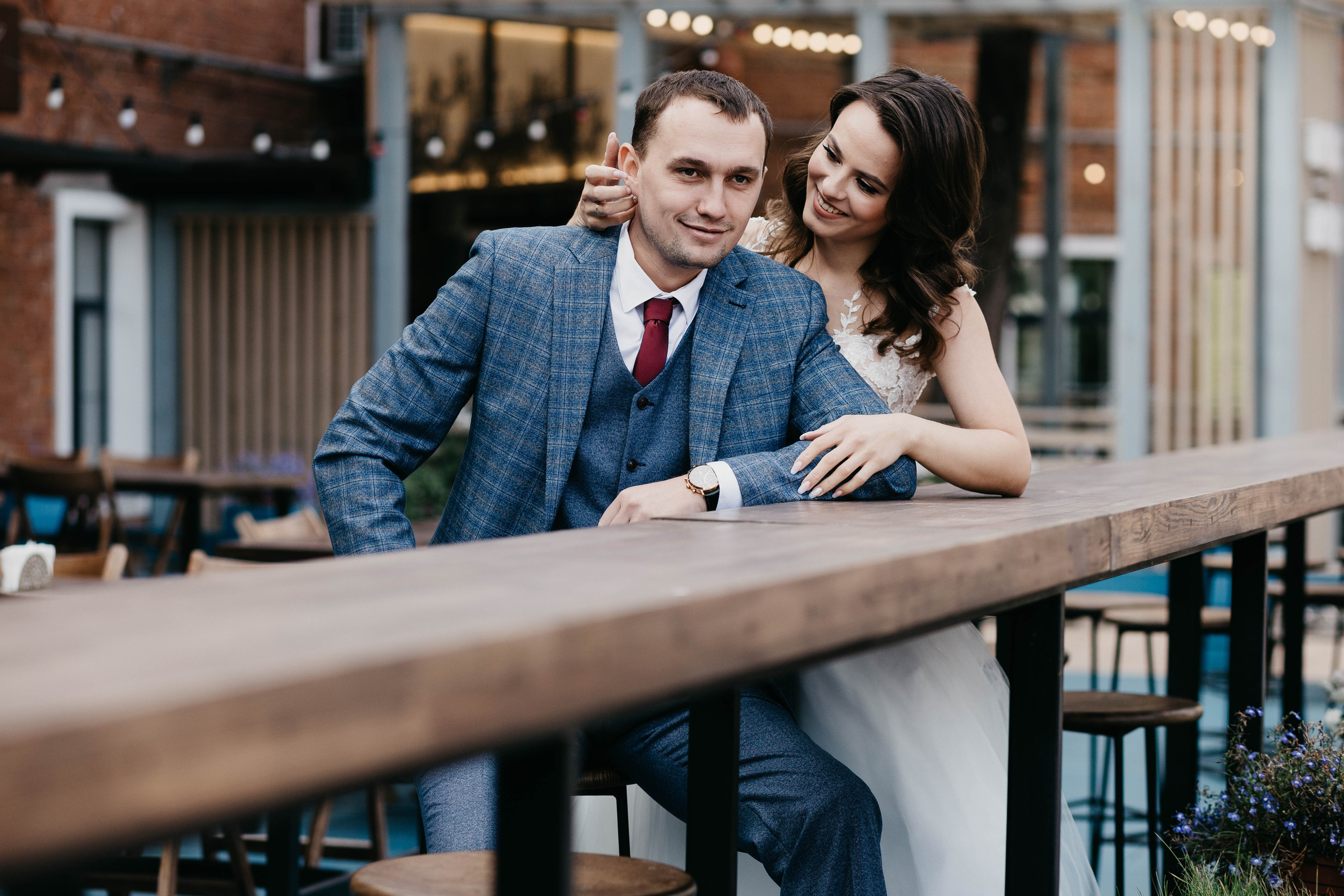 Фотопрогулка на свадьбе в городе. Свадебный фотограф Калуга Москва Диана Румянцева