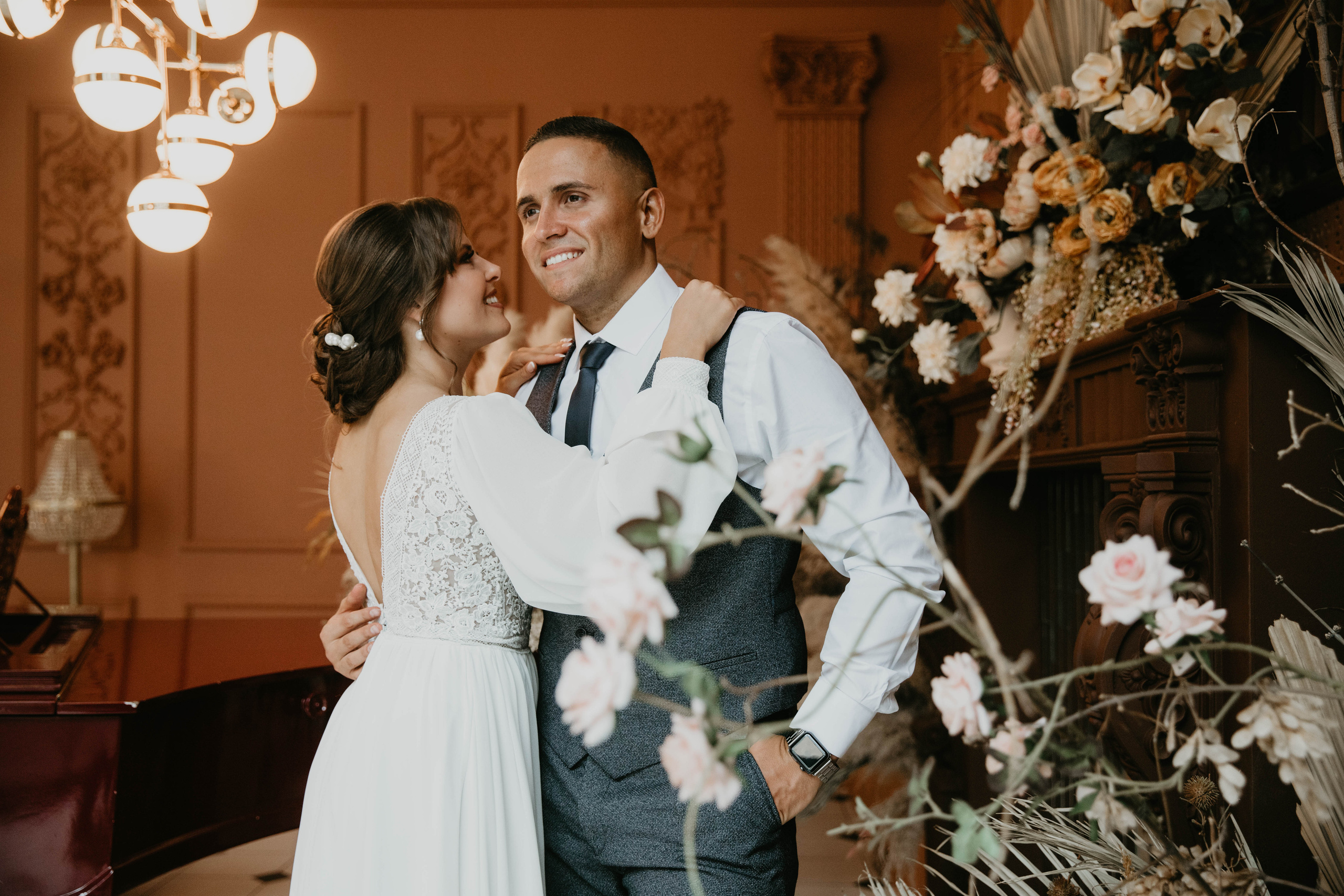 Свадьба в студии. Свадебный фотограф Калуга Москва Диана Румянцева