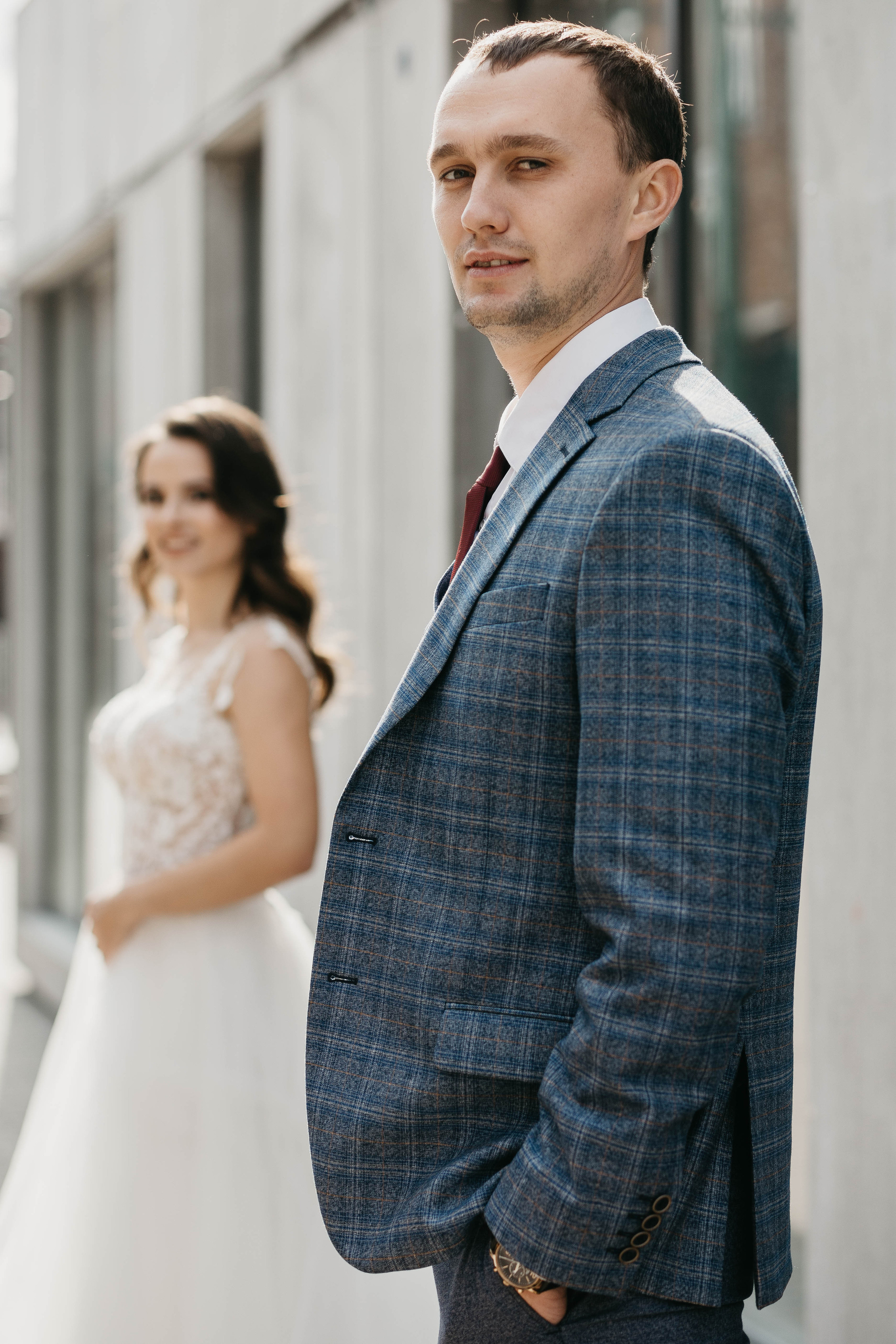 Фотопрогулка на свадьбе в городе. Свадебный фотограф Калуга Москва Диана Румянцева