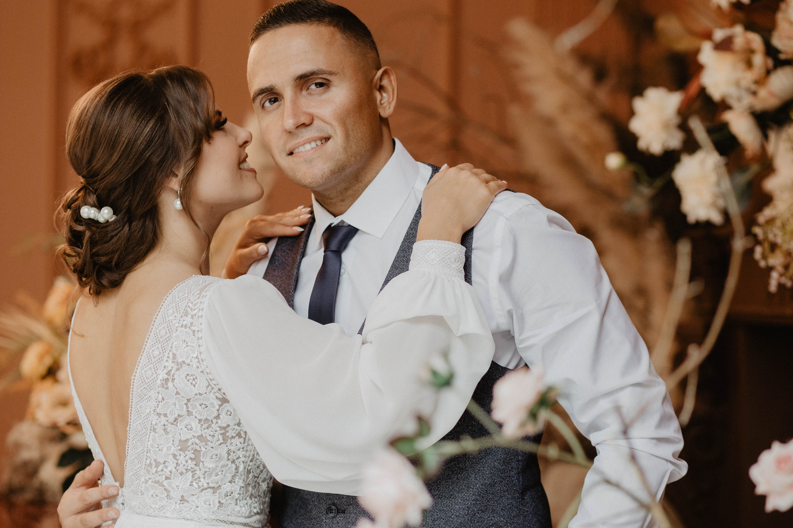 Свадьба в студии. Свадебный фотограф Калуга Москва Диана Румянцева