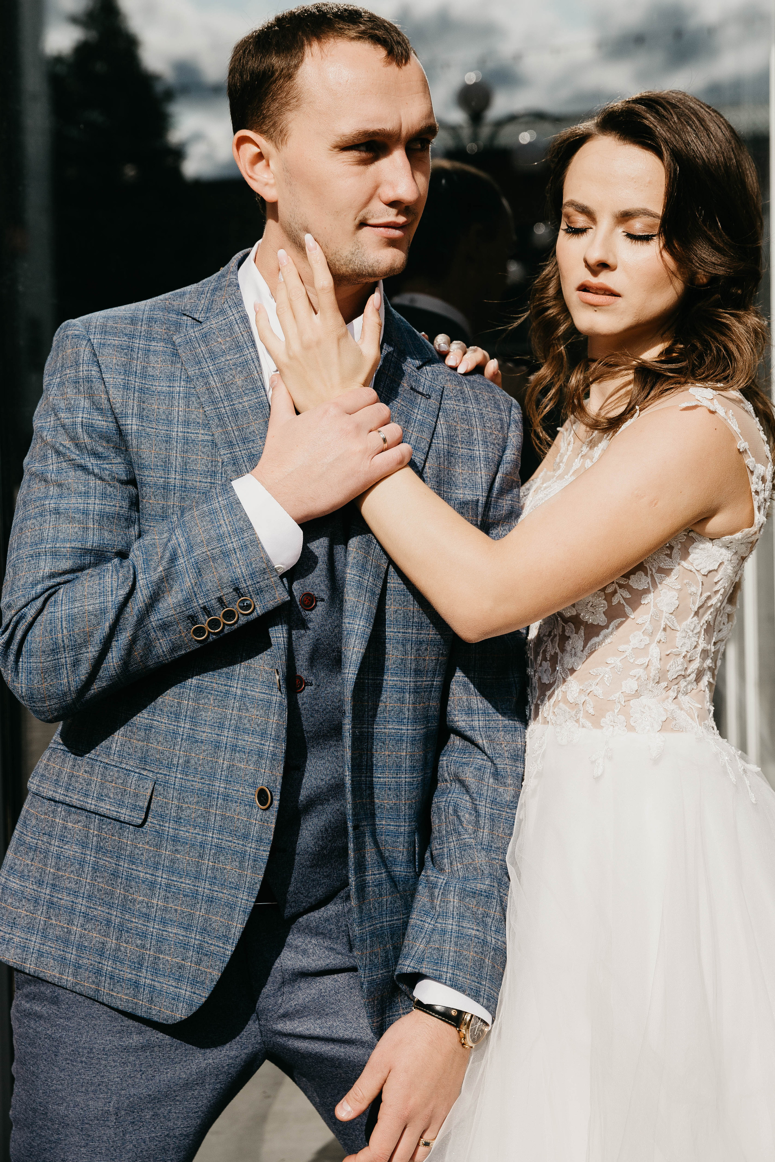 Фотопрогулка на свадьбе в городе. Свадебный фотограф Калуга Москва Диана Румянцева