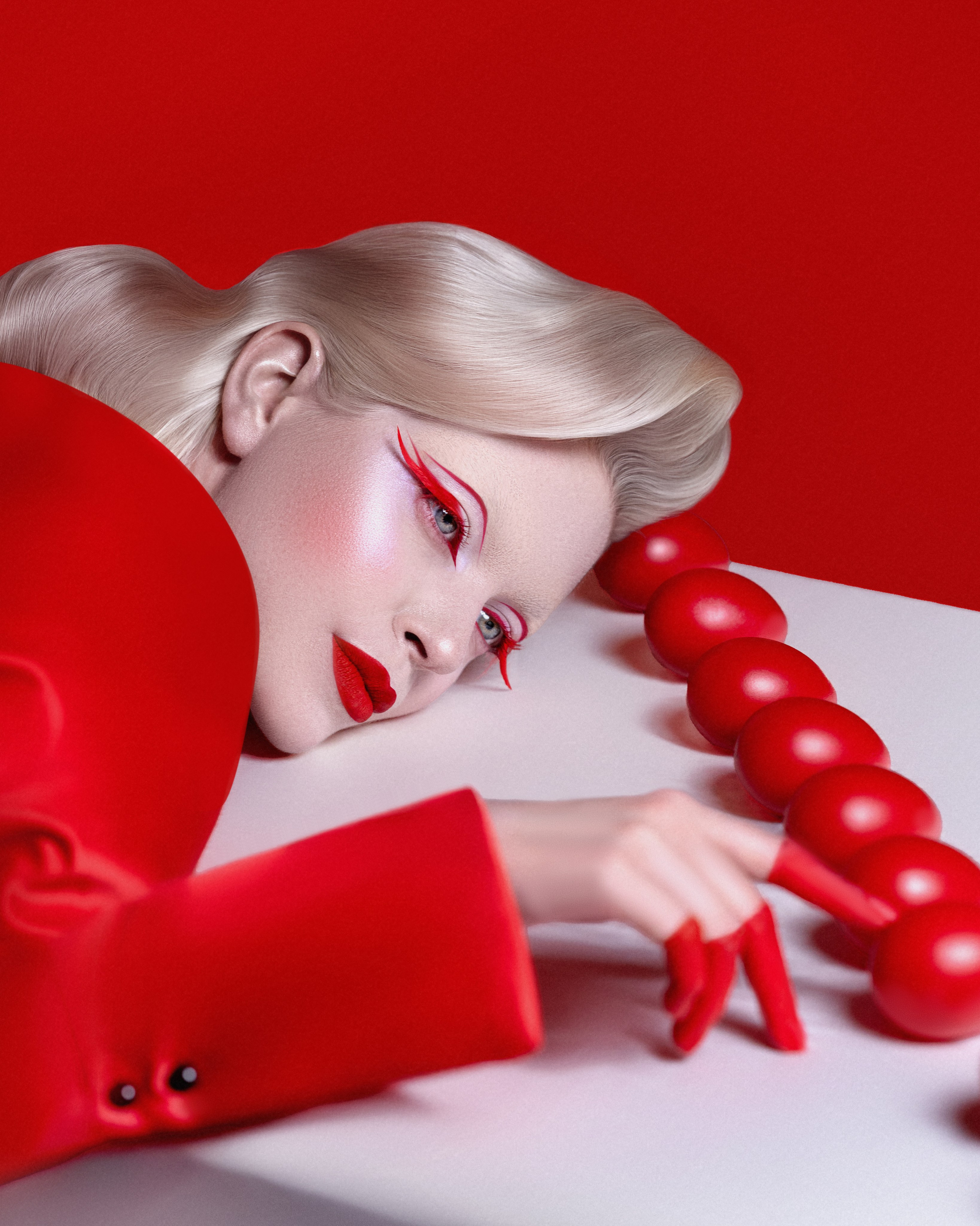 Фотосессия в красном. Fashion фотограф в Москве Марина Габдулина