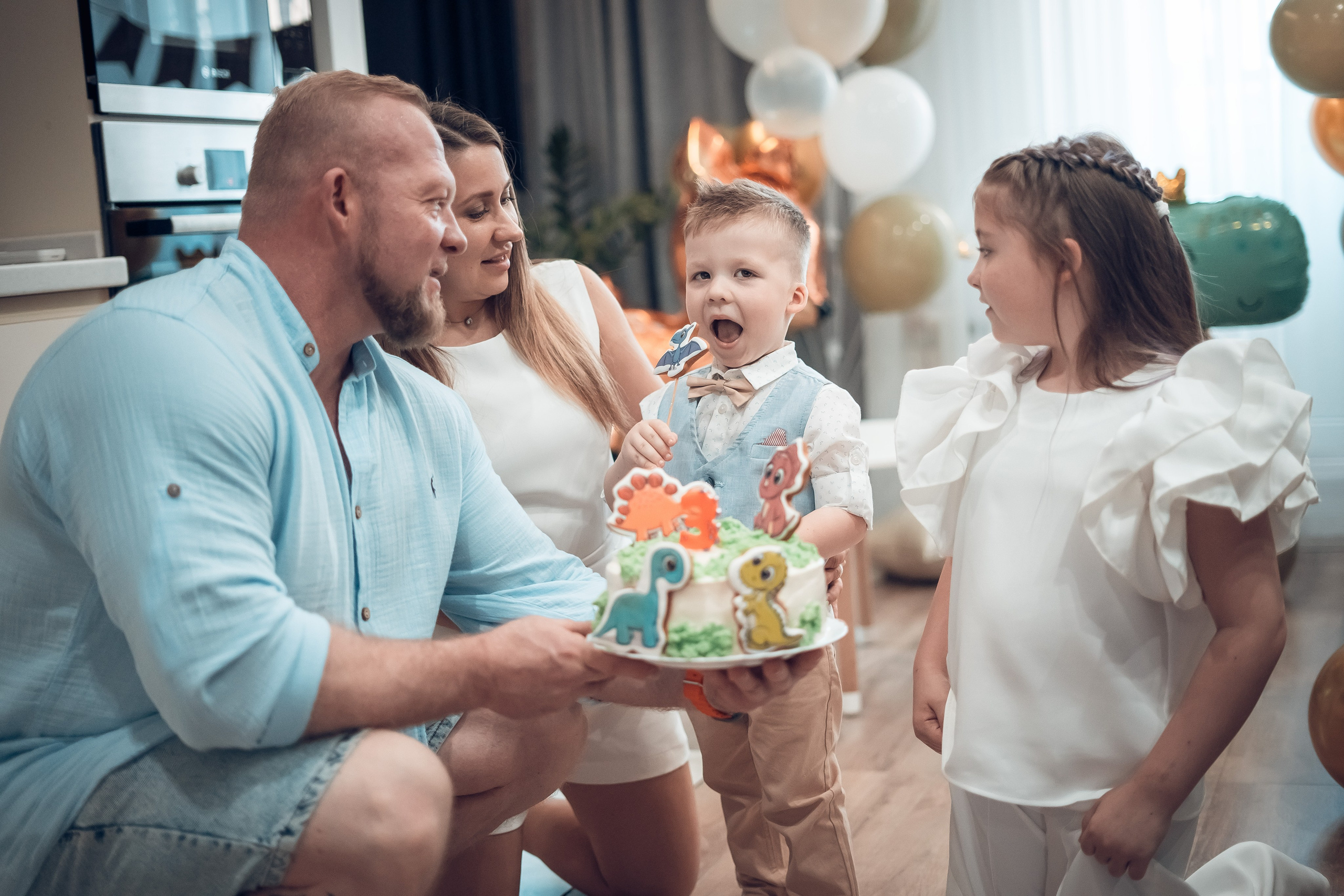 Дэвиду 3 годика