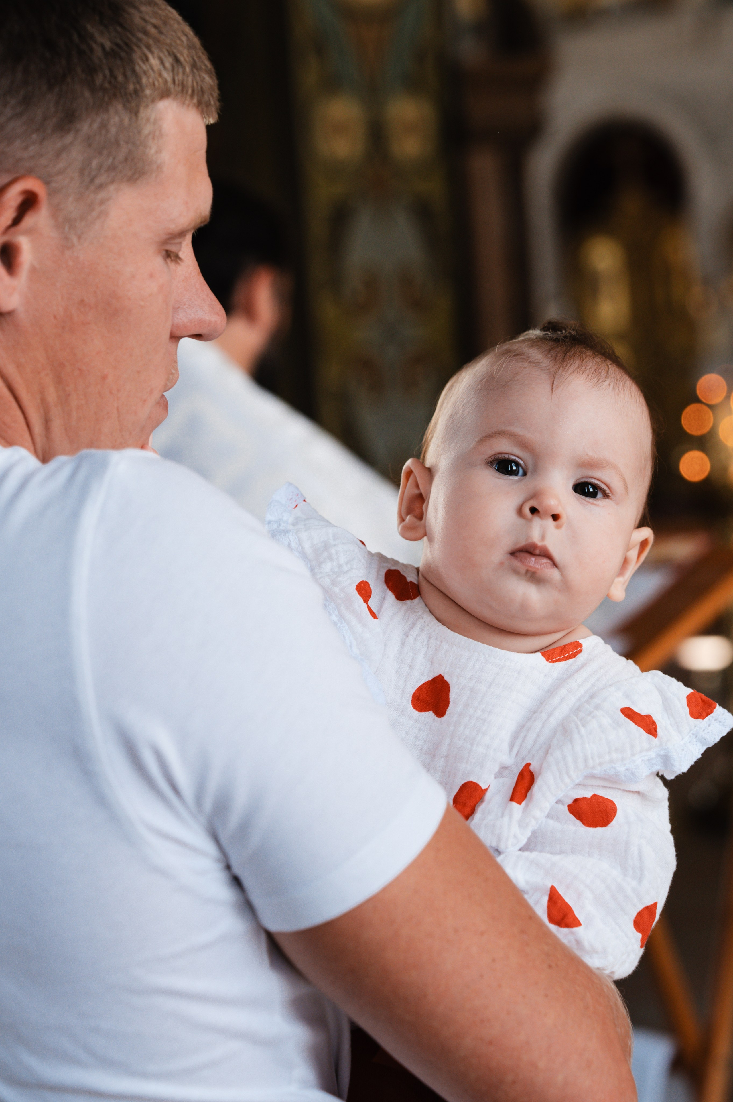 Таинство Крещения Дарьи (Храм Преполовения Пятидесятницы). Фотограф Ярута Оксана / Ростов-на-Дону