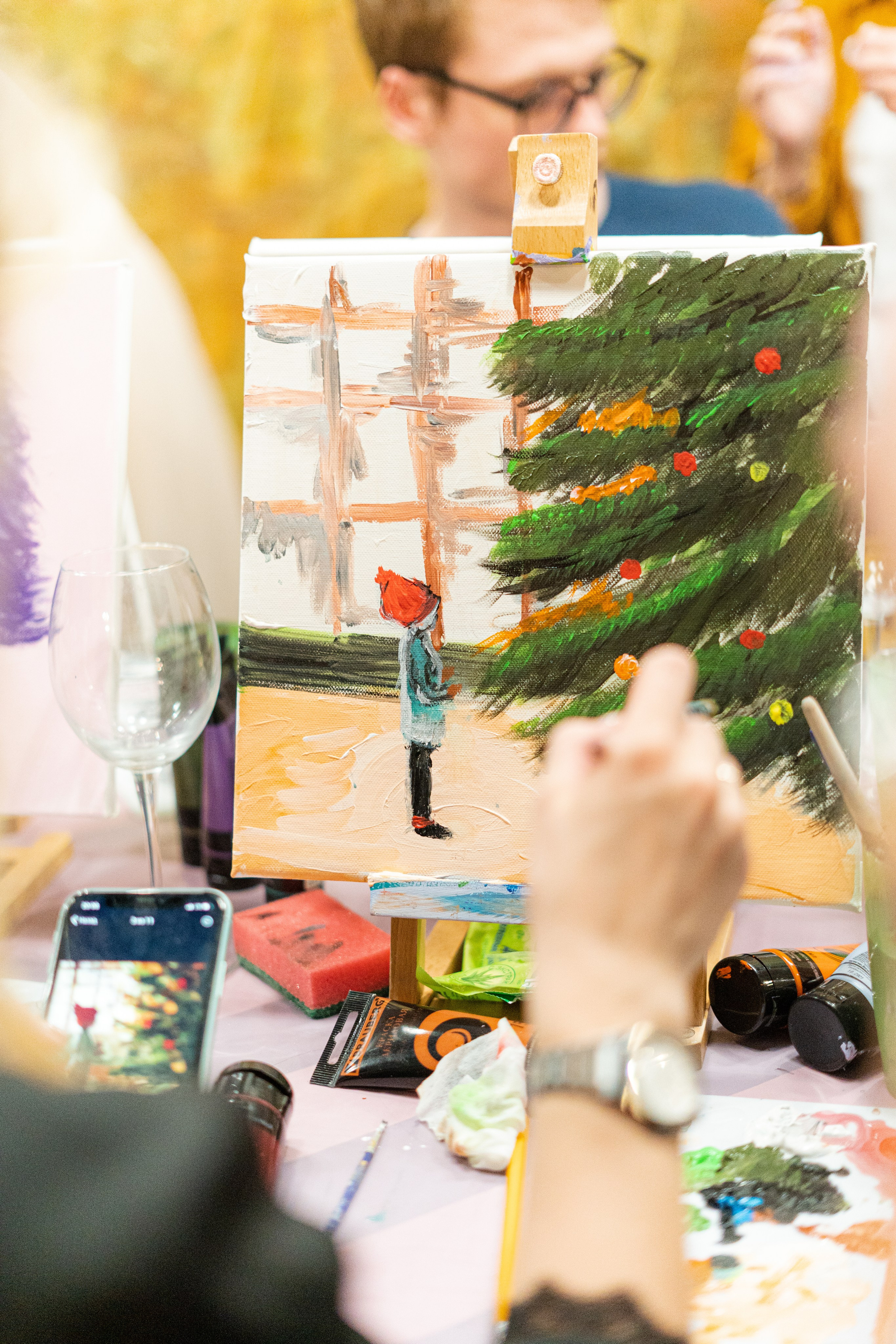 Корпоратив Teach Me Art 2. Портретный фотограф в Москве и Санкт-Петербурге Арина Чех