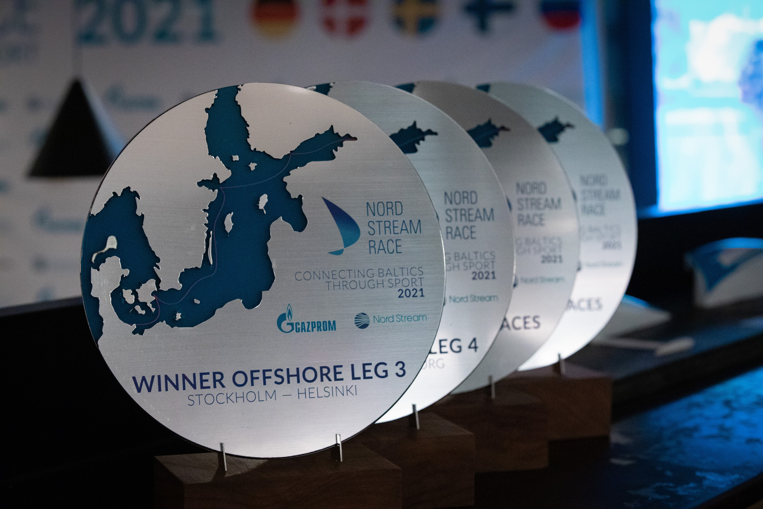 Призы для участников международной регаты Nord Stream Race.