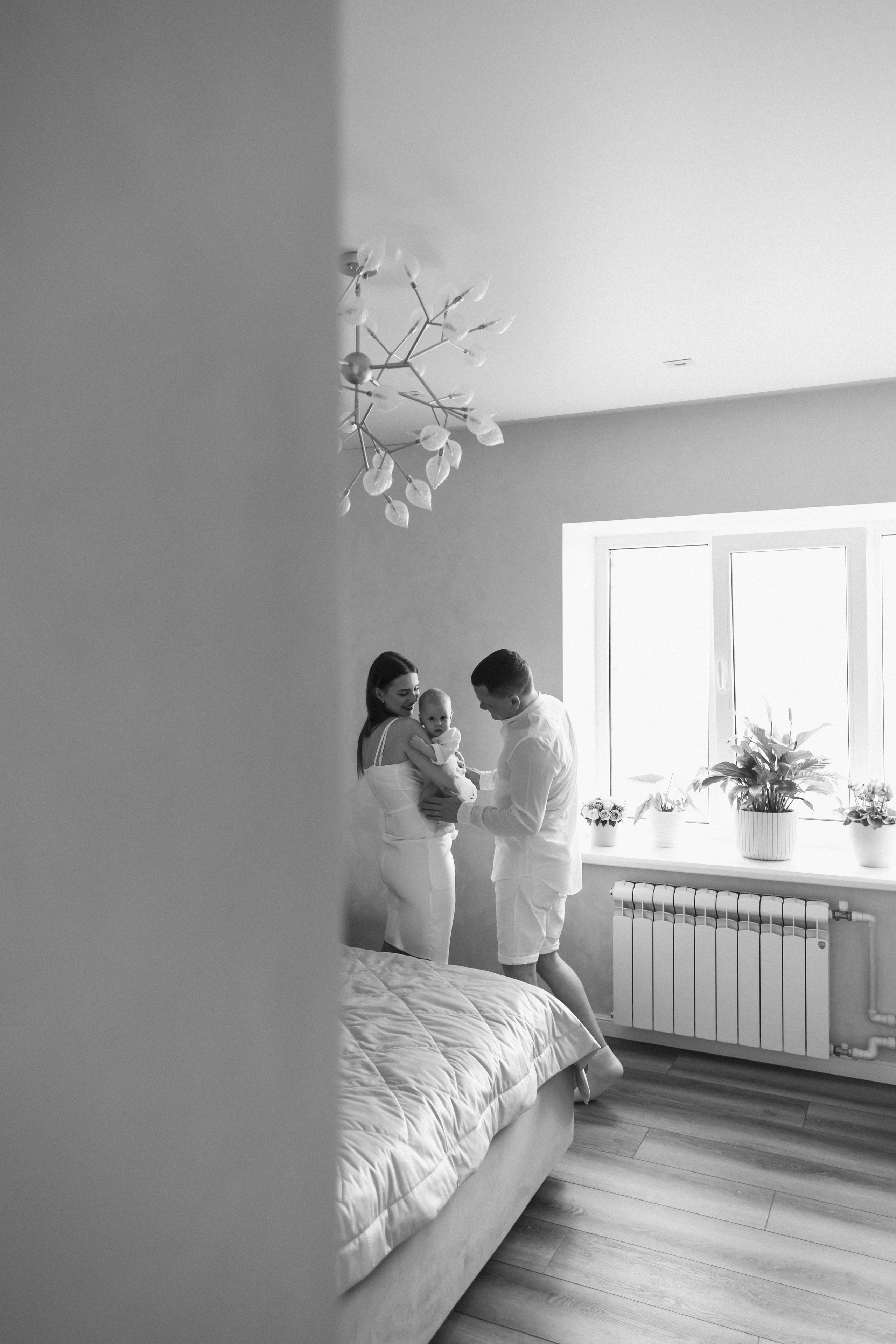 Домашняя фотосессия Даша + Ваня + Маша. Свадебный и семейный фотограф г. Волгоград Биленко Ангелина