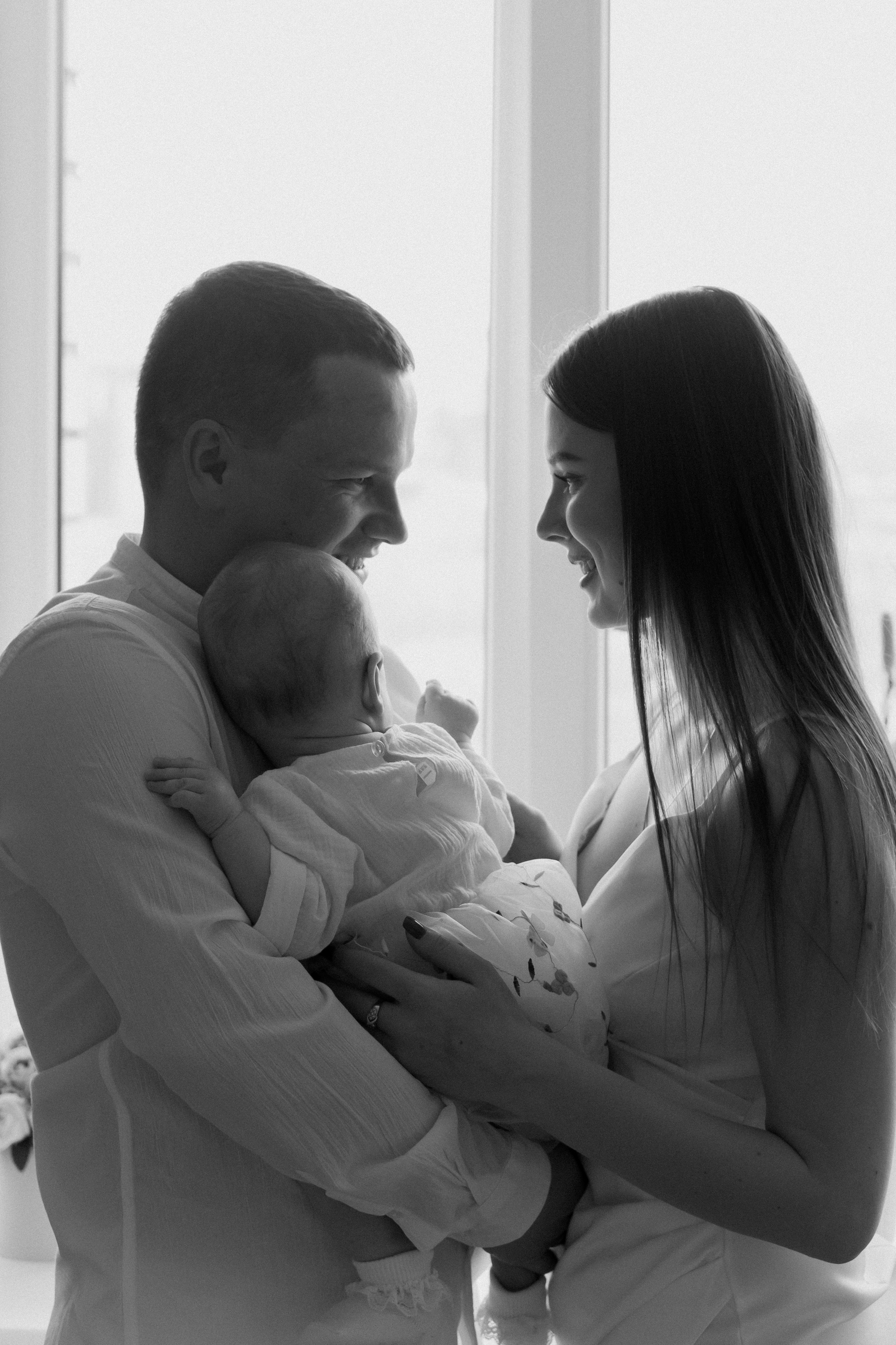 Домашняя фотосессия Даша + Ваня + Маша. Свадебный и семейный фотограф г. Волгоград Биленко Ангелина