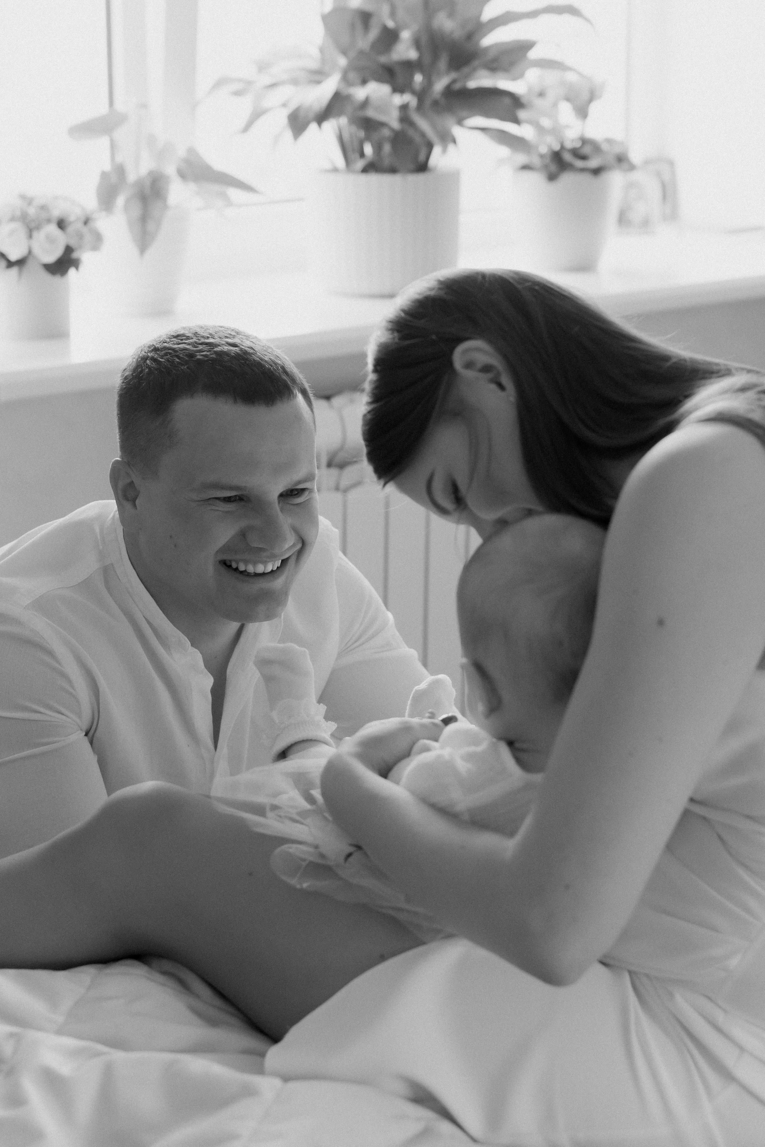 Домашняя фотосессия Даша + Ваня + Маша. Свадебный и семейный фотограф г. Волгоград Биленко Ангелина