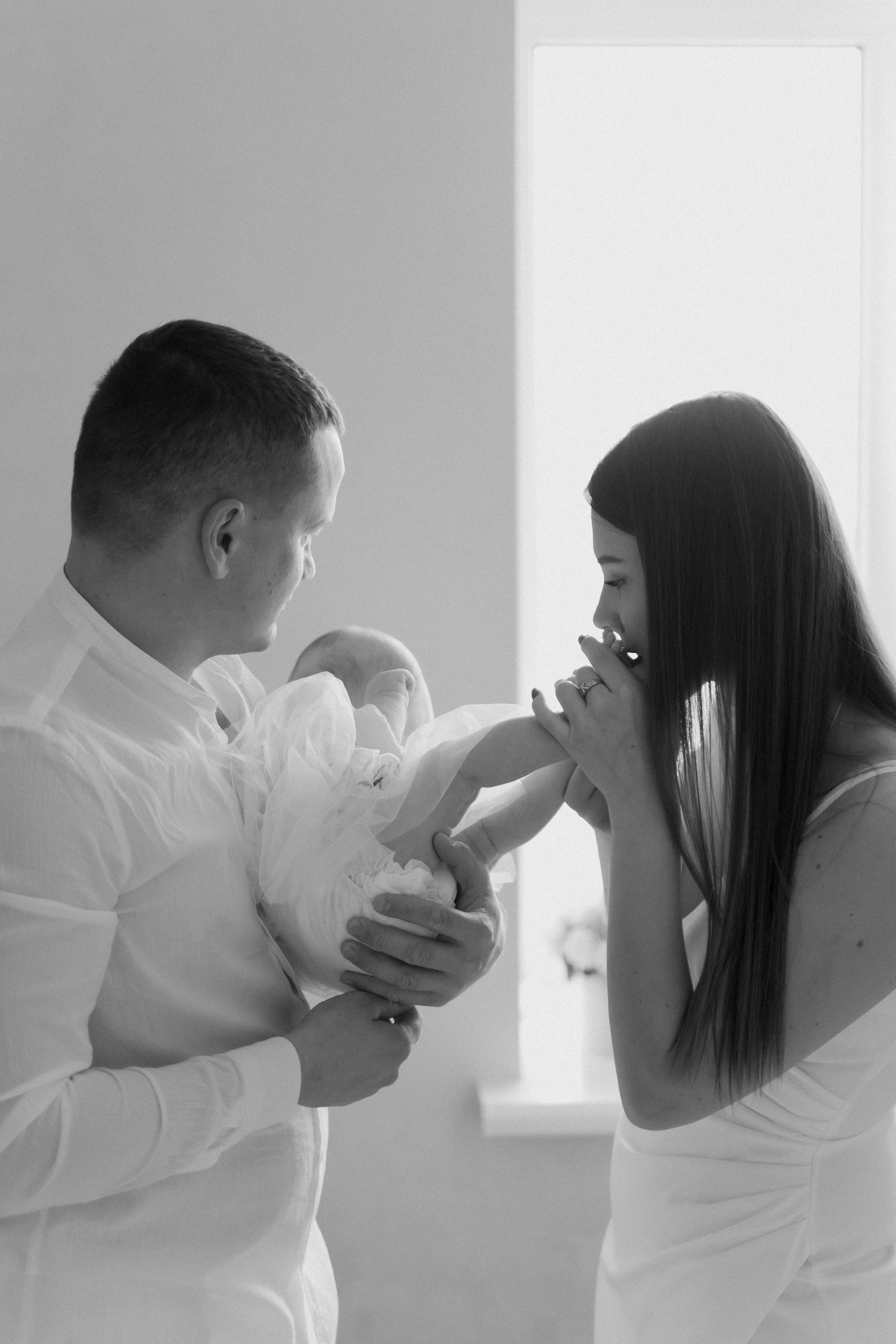 Домашняя фотосессия Даша + Ваня + Маша. Свадебный и семейный фотограф г. Волгоград Биленко Ангелина