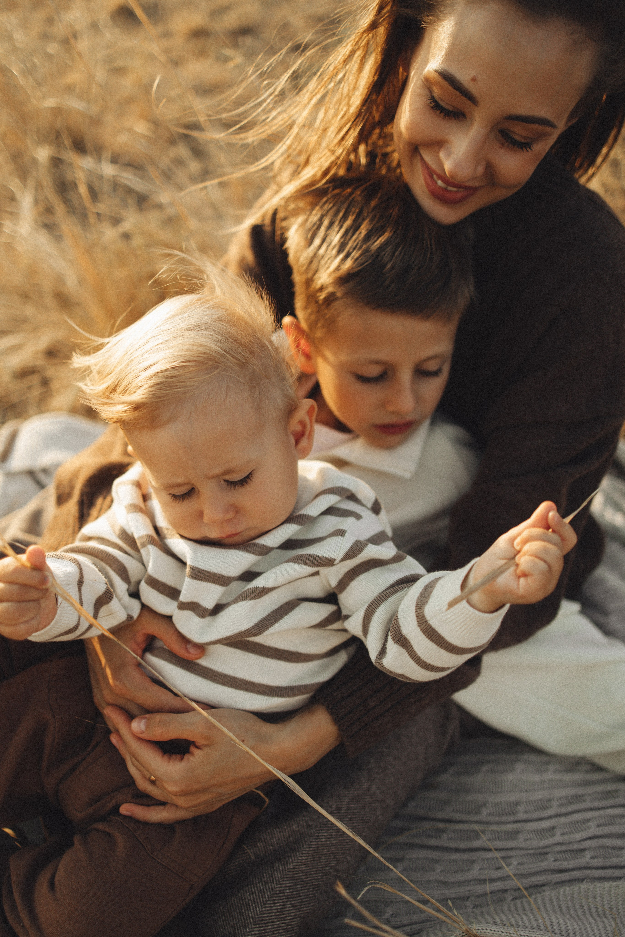 Семейная история, закат в Мержаново. Семейный и детский фотограф, таганрог, ростов-на-дону