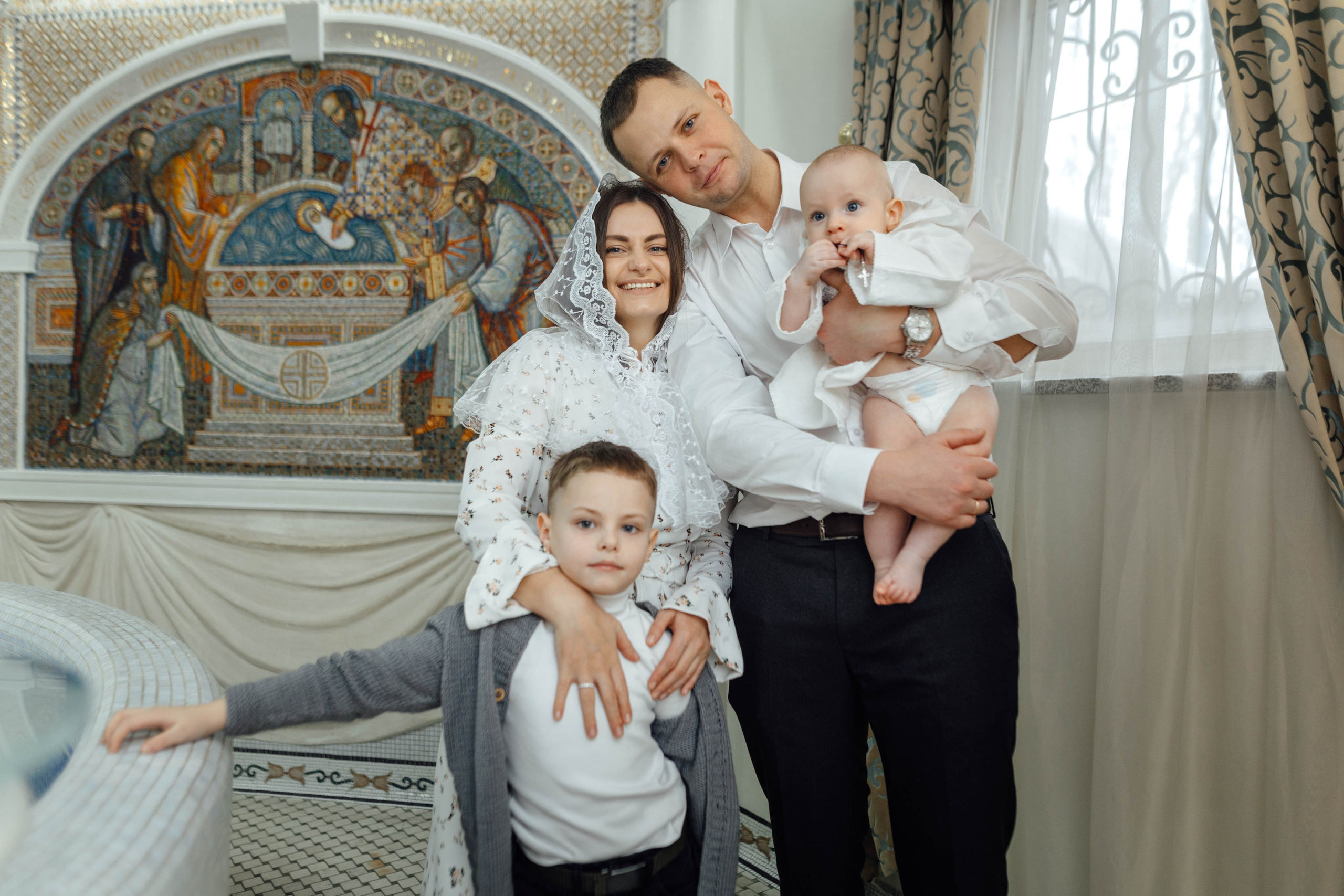 Крещение Матвея, храм Святой Троицы, декабрь 2025