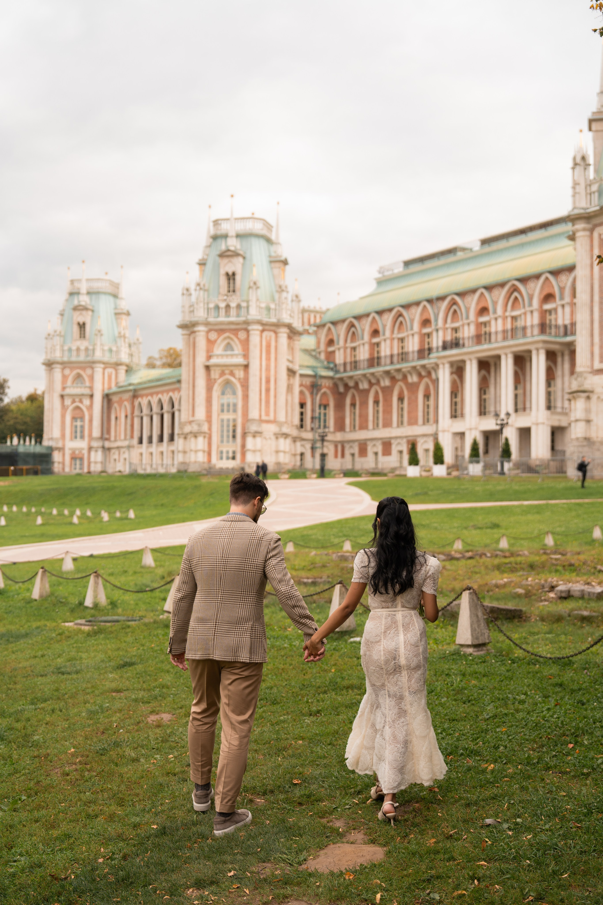 Максим и Харша, Царицыно. Свадебный фотограф в Москве Анна Полушина