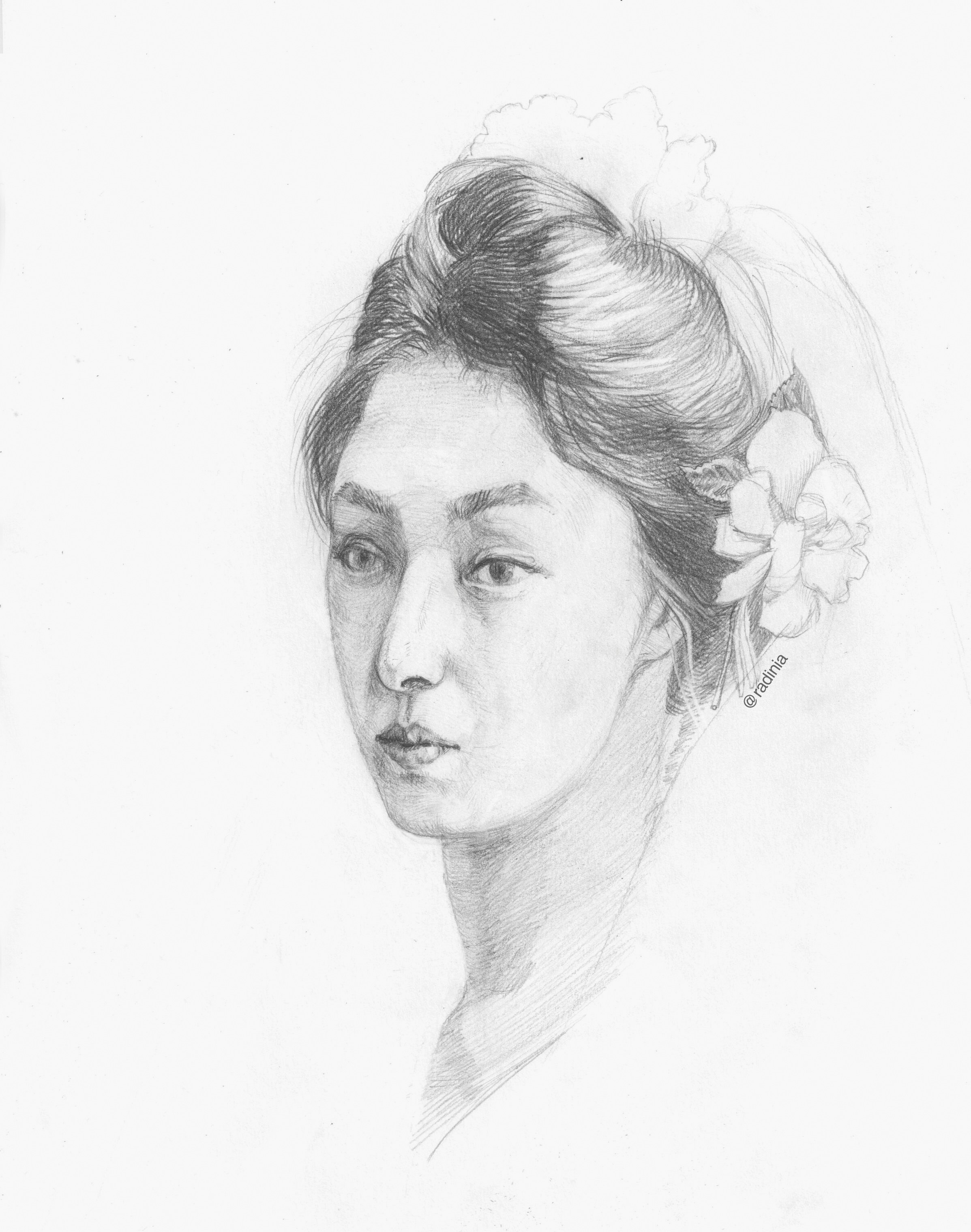 Портреты карандашом. Динара Байгельдина — Графический дизайнер и художник-иллюстратор