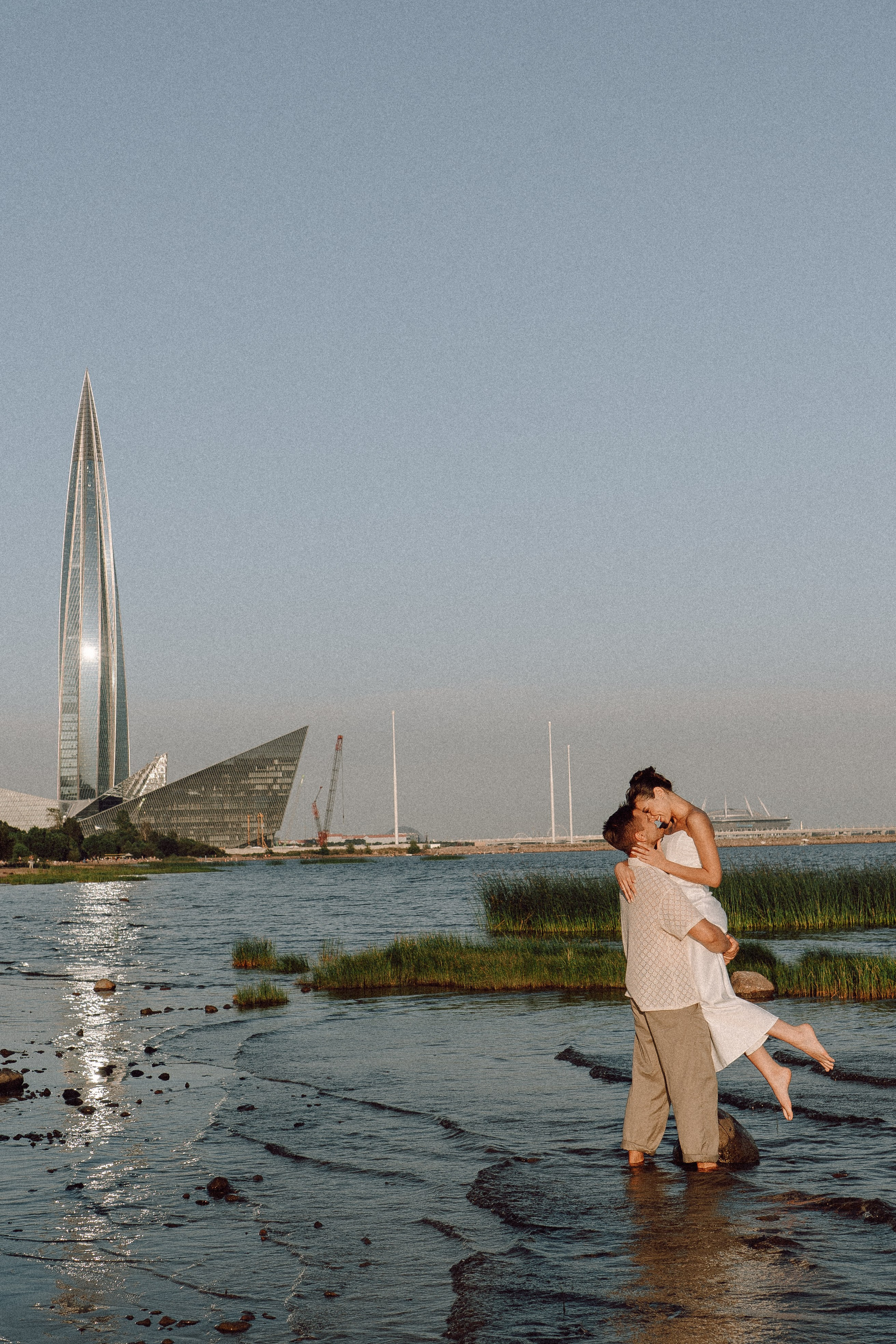 СВАДЕБНАЯ ФОТОСЕССИЯ ВЫЕЗДНОЙ ЦЕРЕМОНИИ (ФИНСКИЙ ЗАЛИВ). Профессиональный фотограф, Санкт-Петербург — Виктория Богомолова