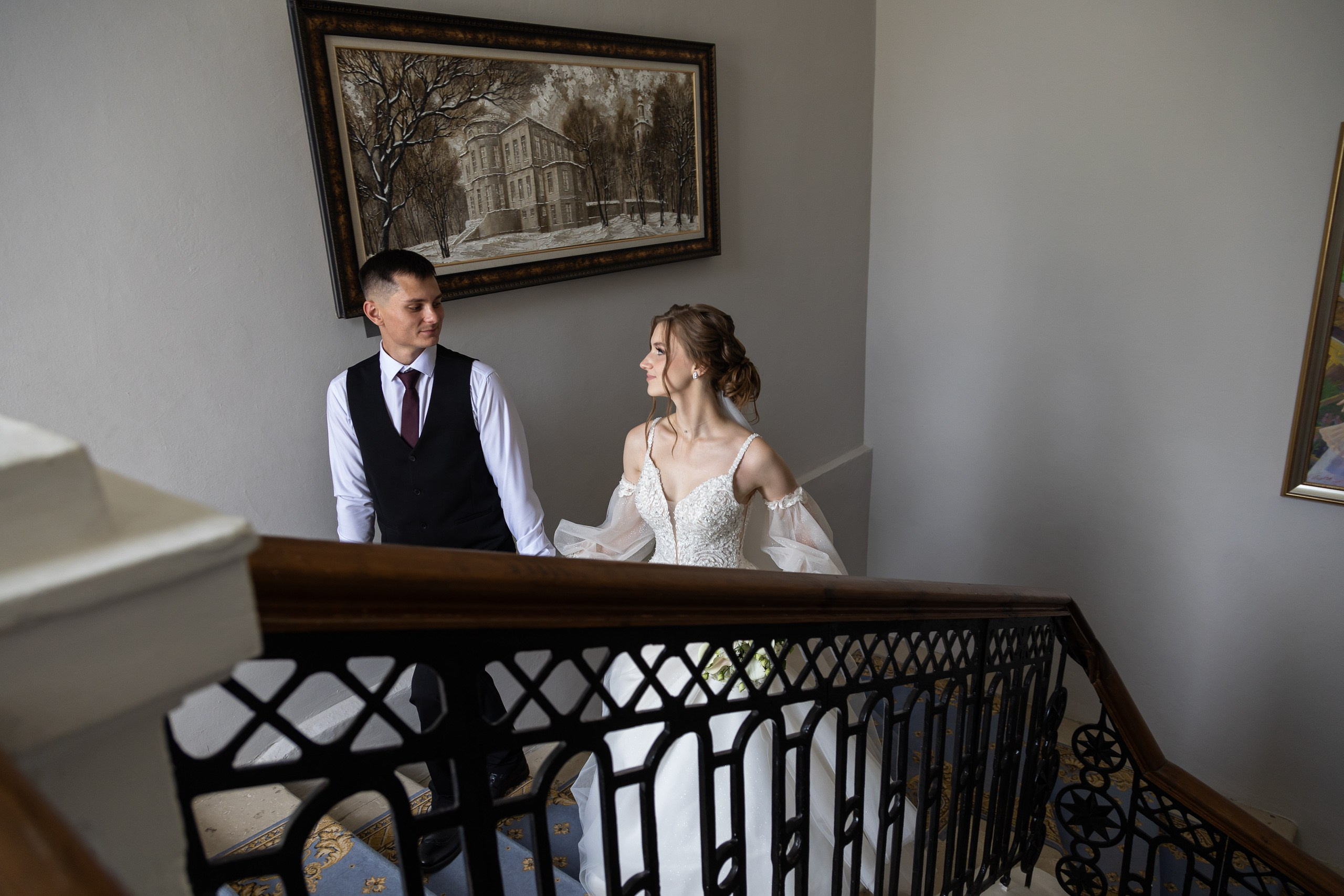 Дворец Бобринских. Свадебная фотосъёмка в Москве, Туле