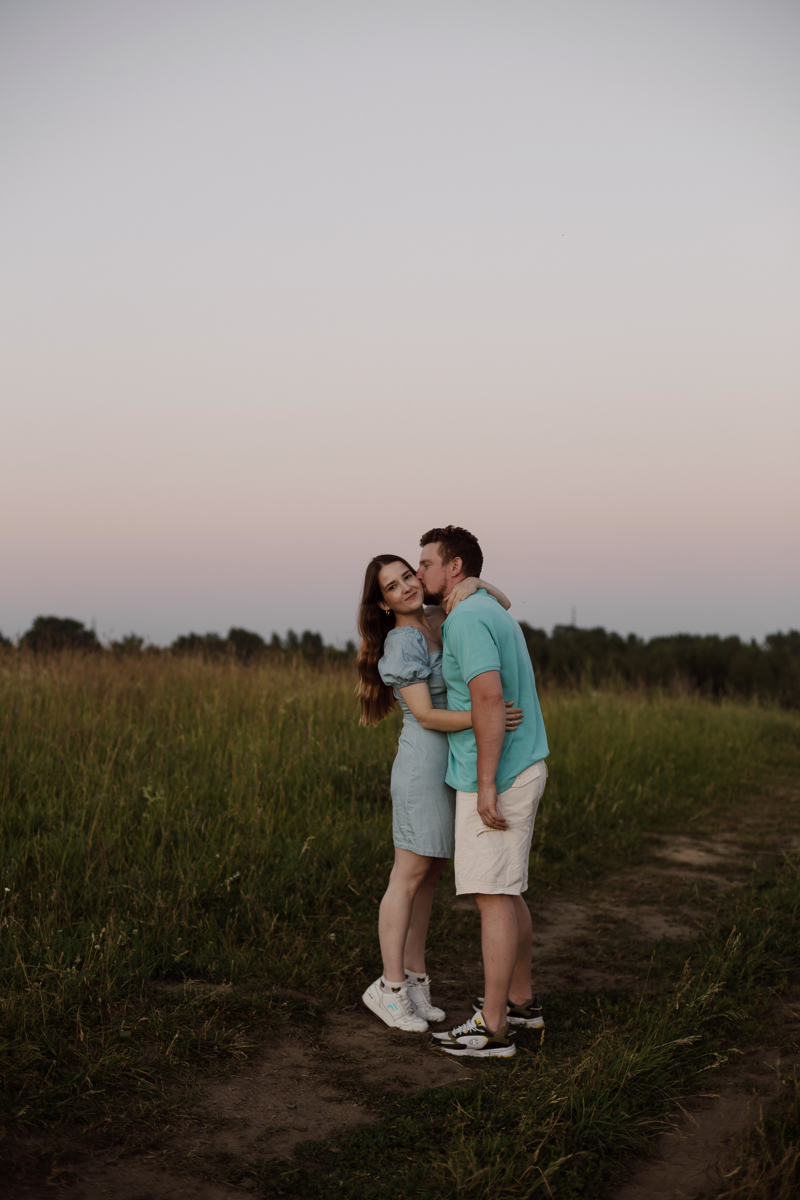 Колтушские высоты — Марина и Сергей. Портретный фотограф в Санкт-Петербурге Элина Ситникова