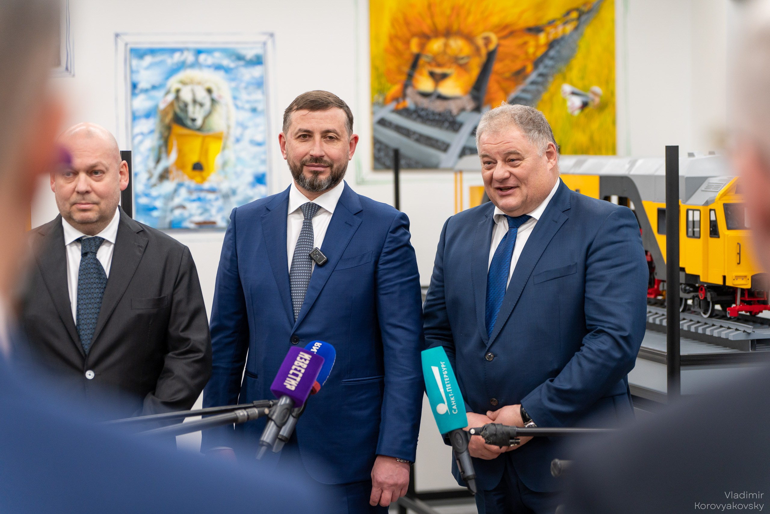 Открытие лабораторий. Фотограф Владимир Коровяковский