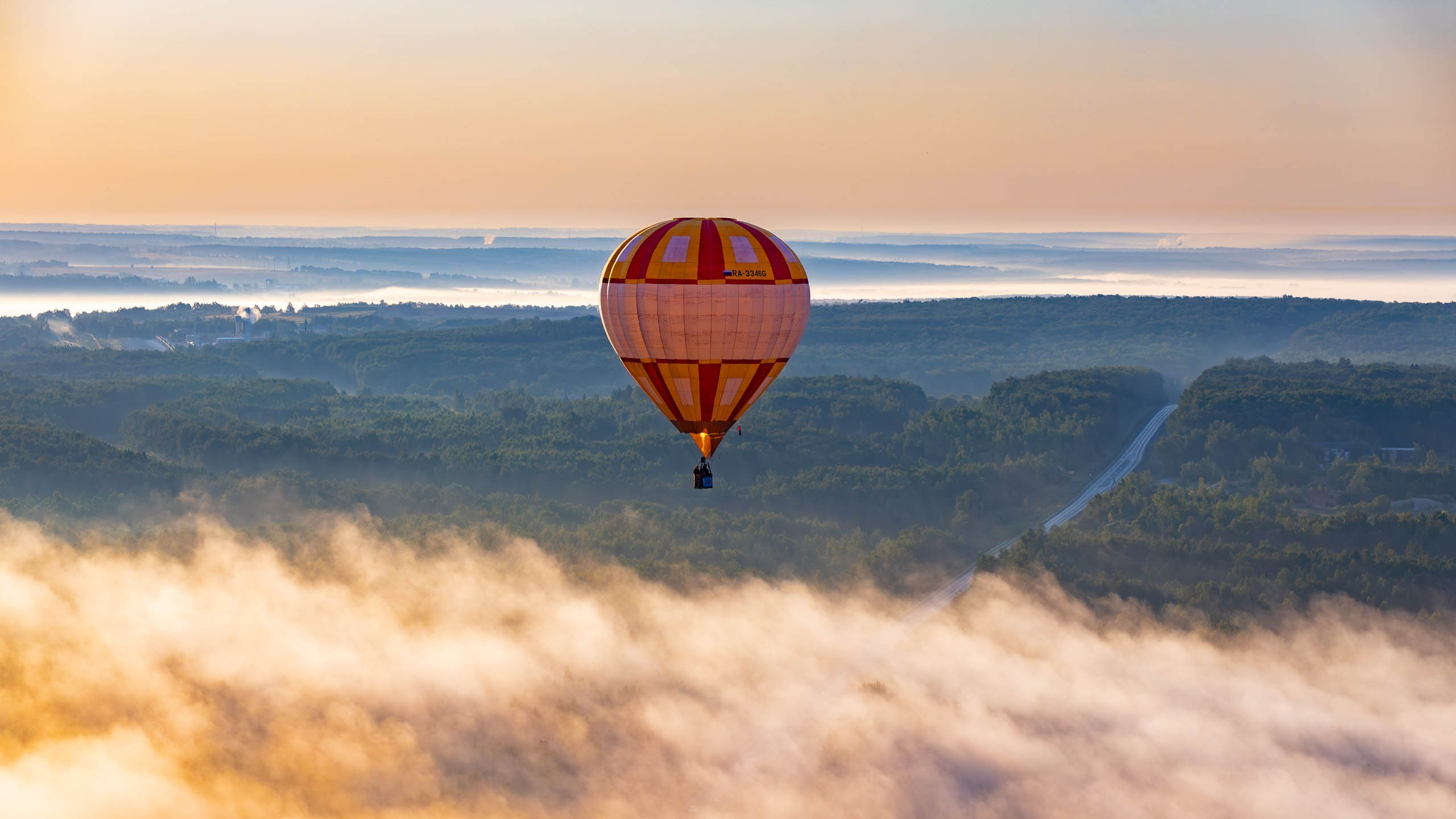 Тула, полет на воздушном шаре