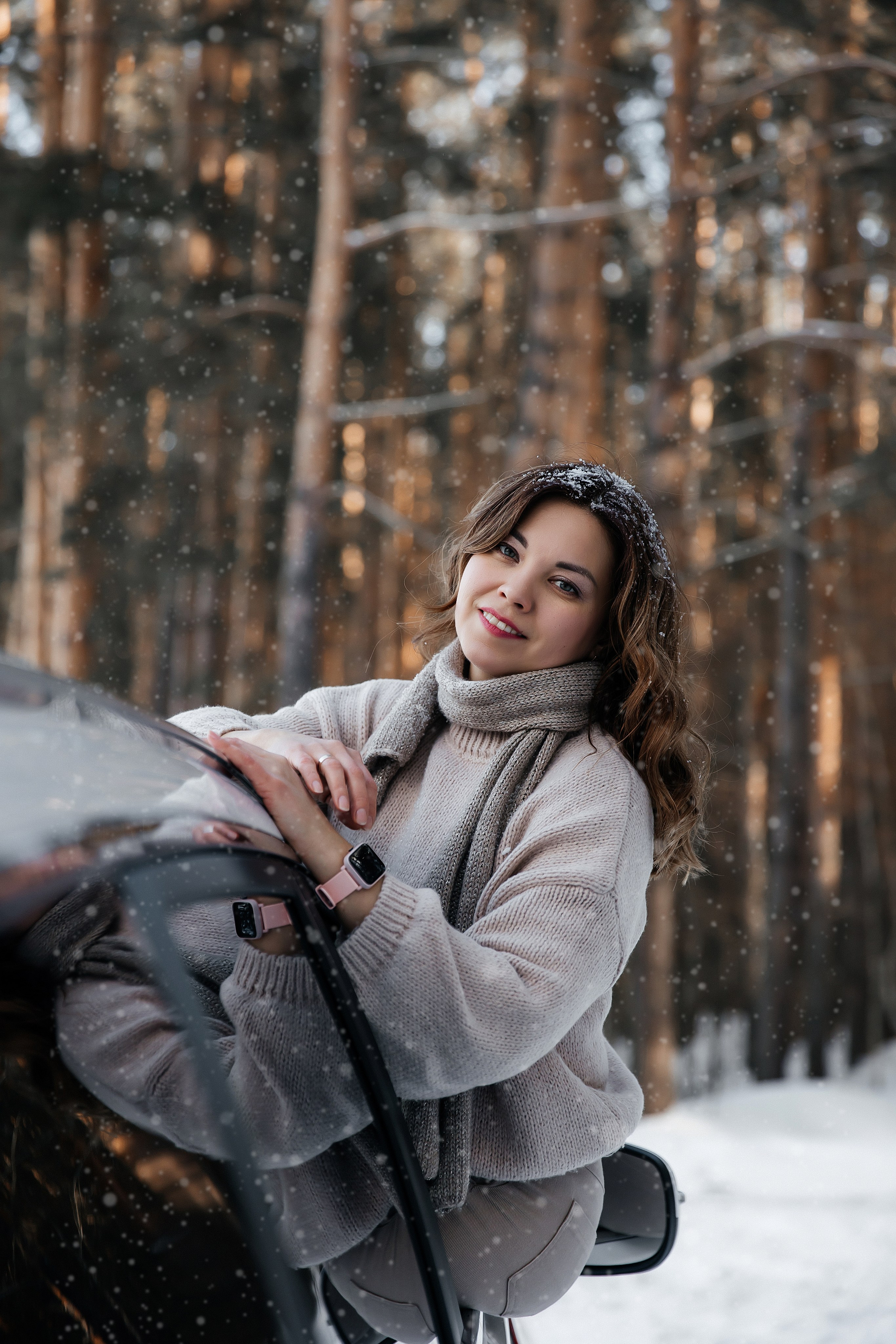 Зимняя прогулка. Свадебный и семейный фотограф у Уфе Евгения Сазонова