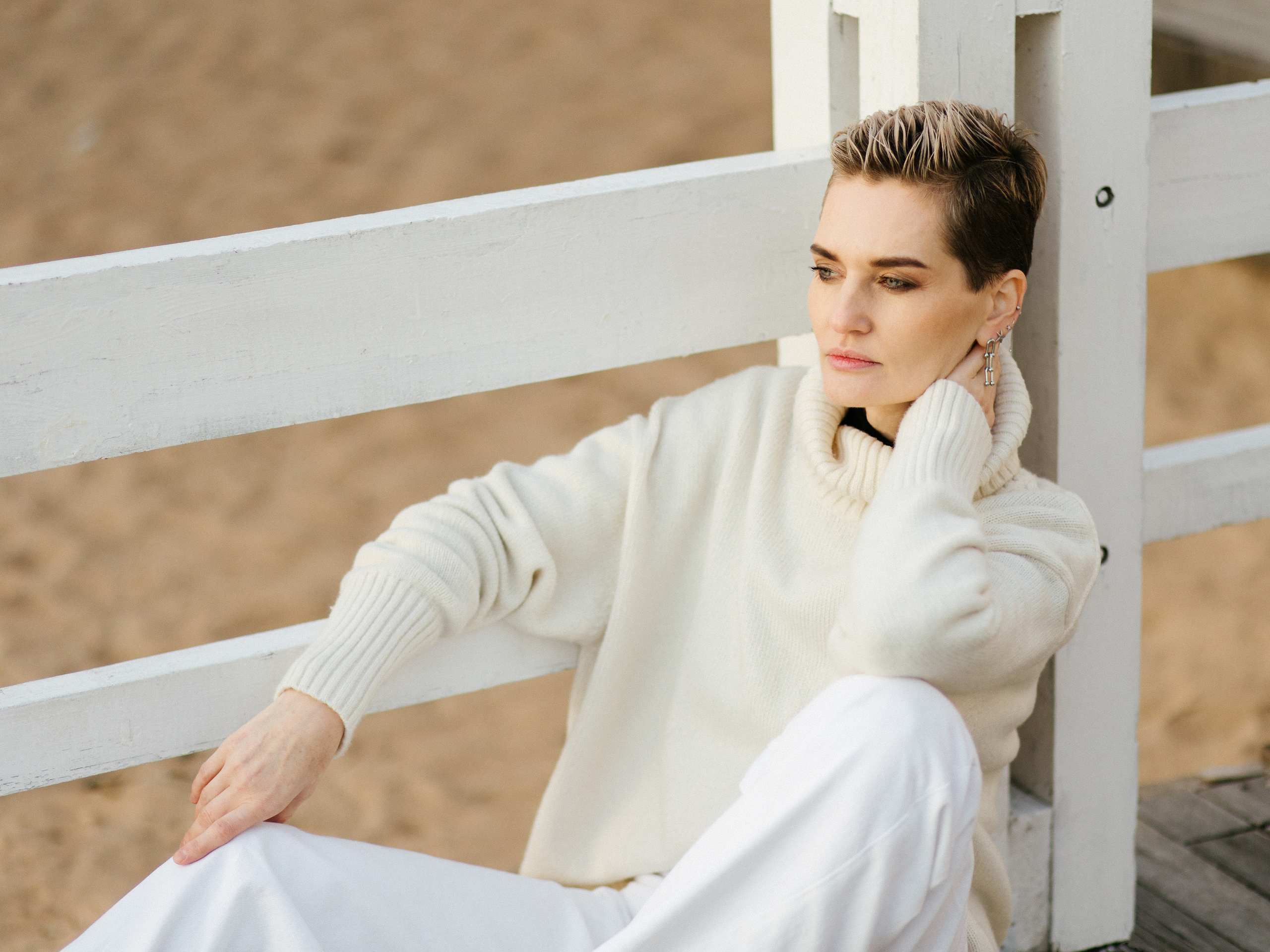 Ира на пляже. Контент фотограф в Санкт-Петербурге Елена Кегель