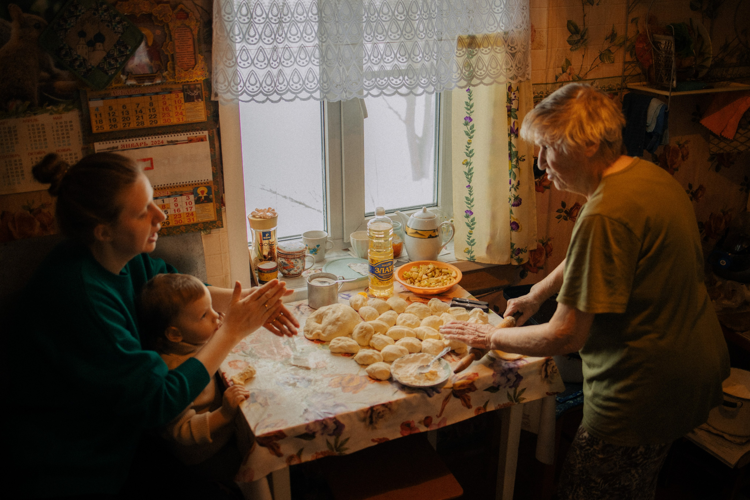 Посиделки на деревенской кухне