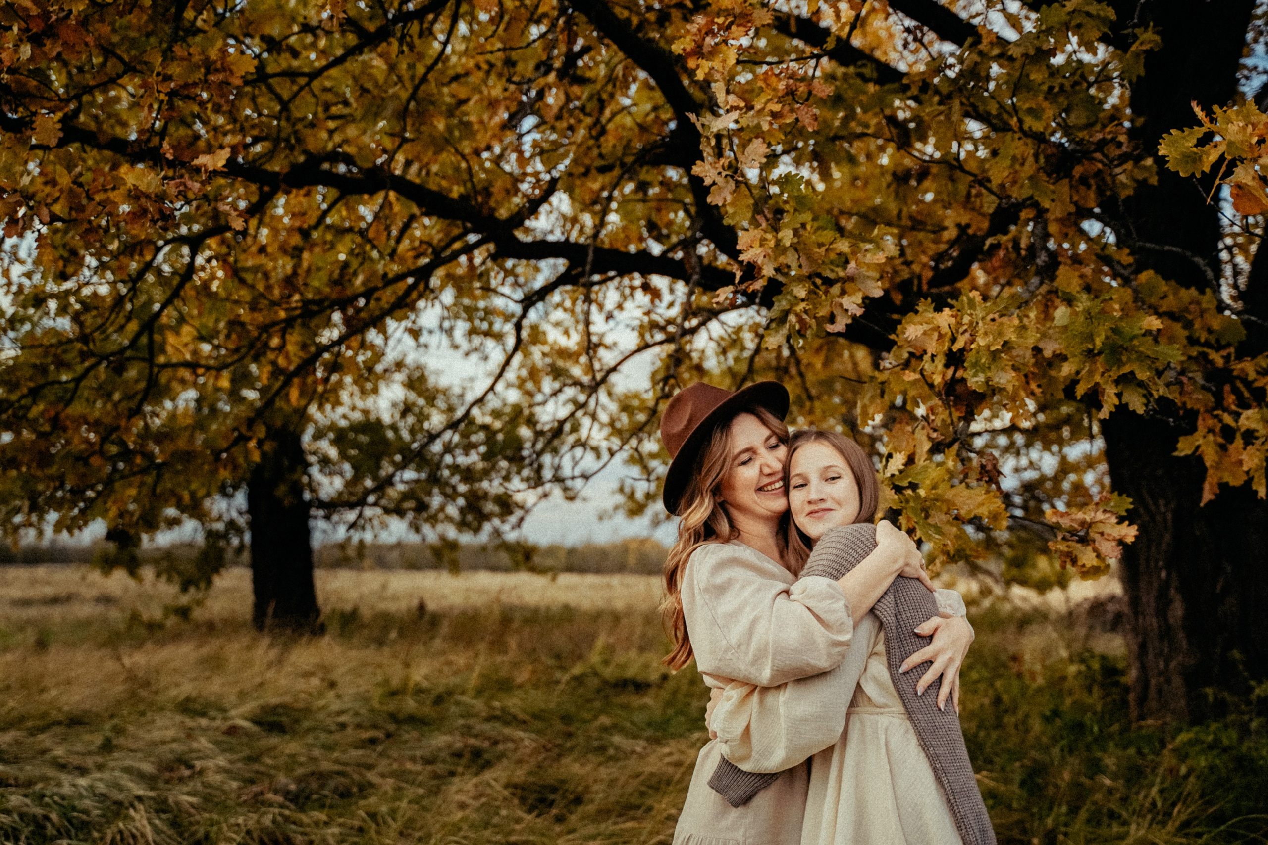 Семья на природе