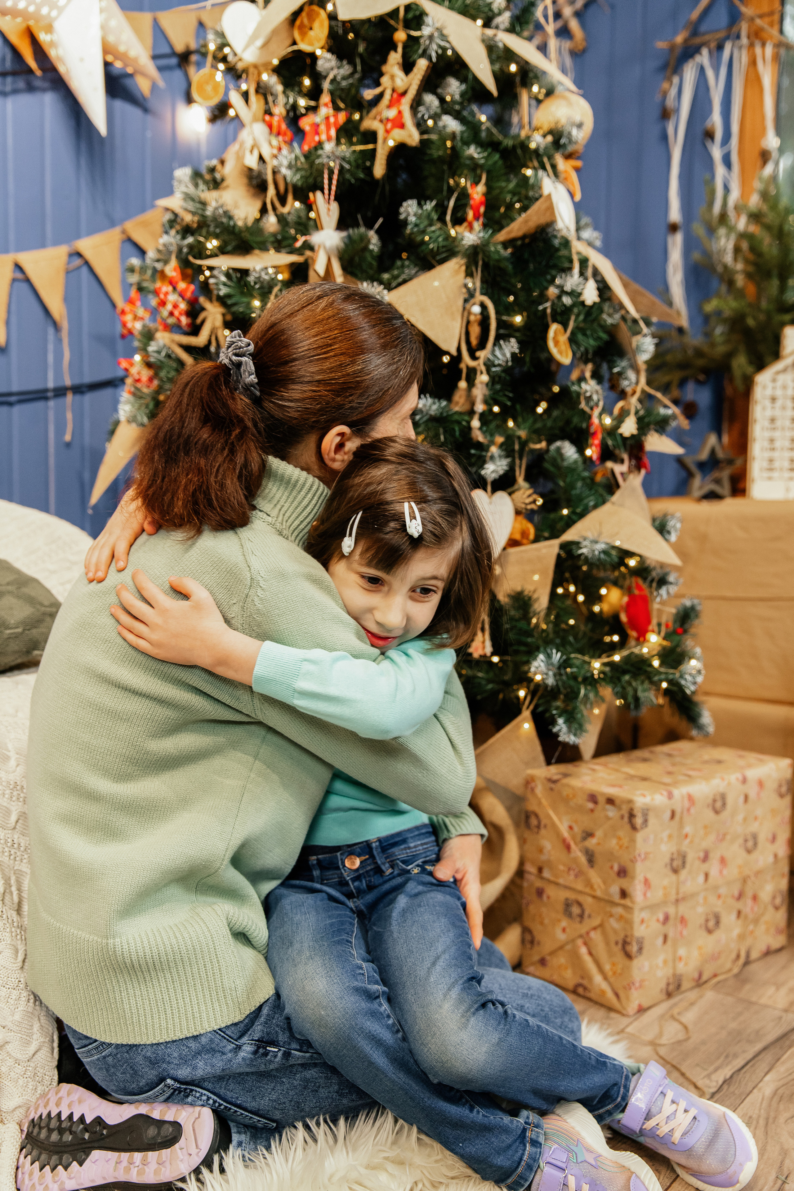 Студийная Рождественская фотосессия