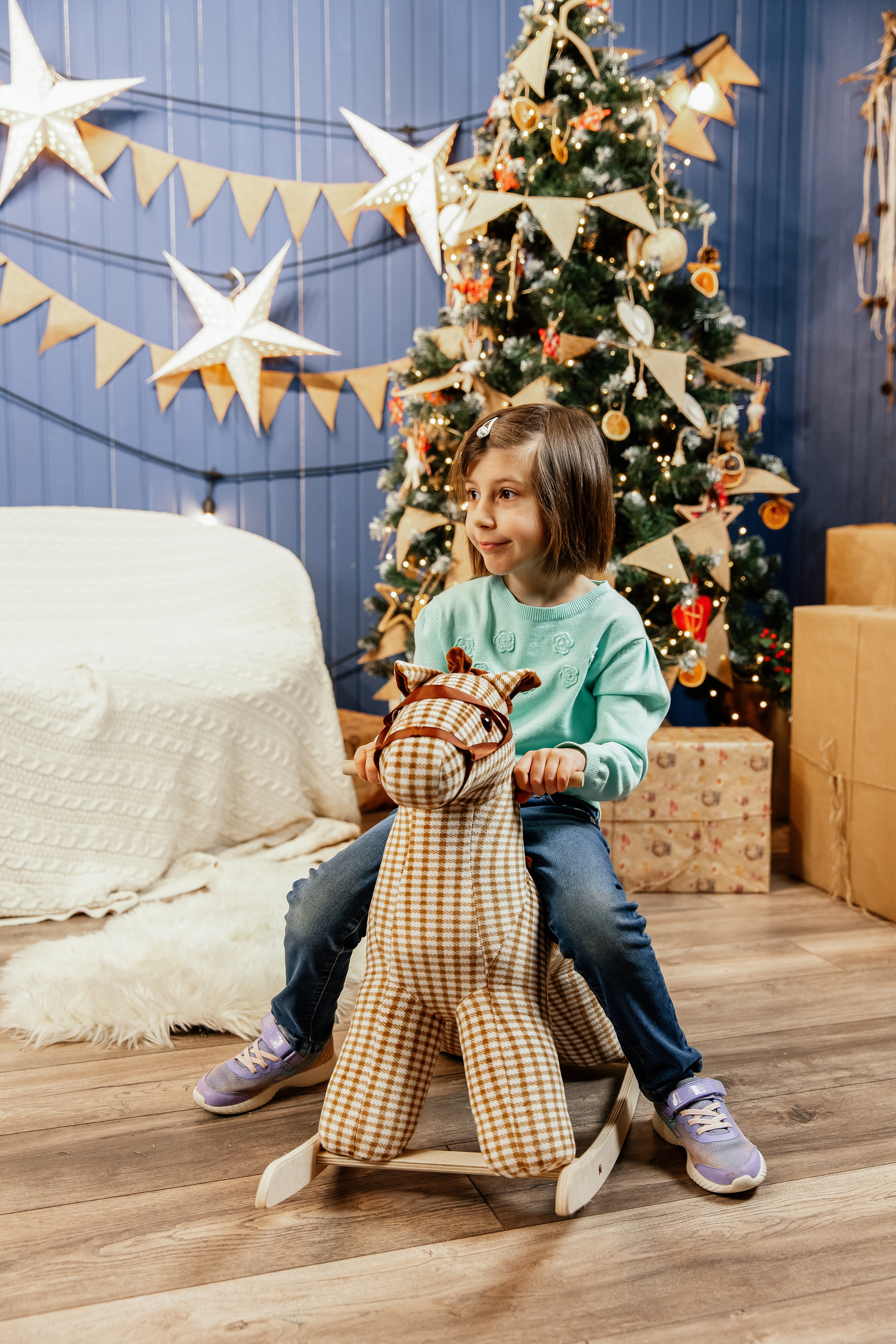 Студийная Рождественская фотосессия