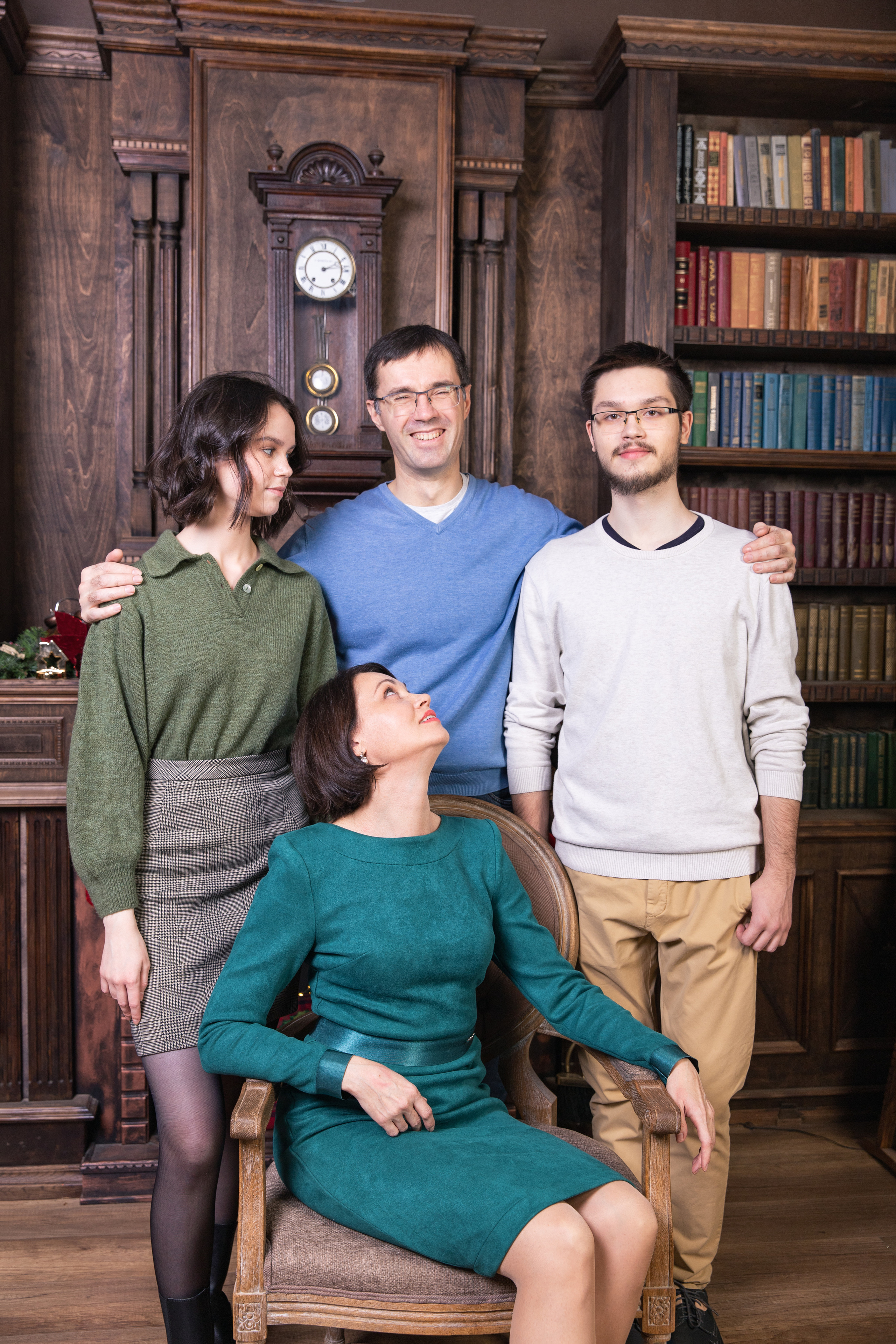 Студийная новогодняя фотосъемка