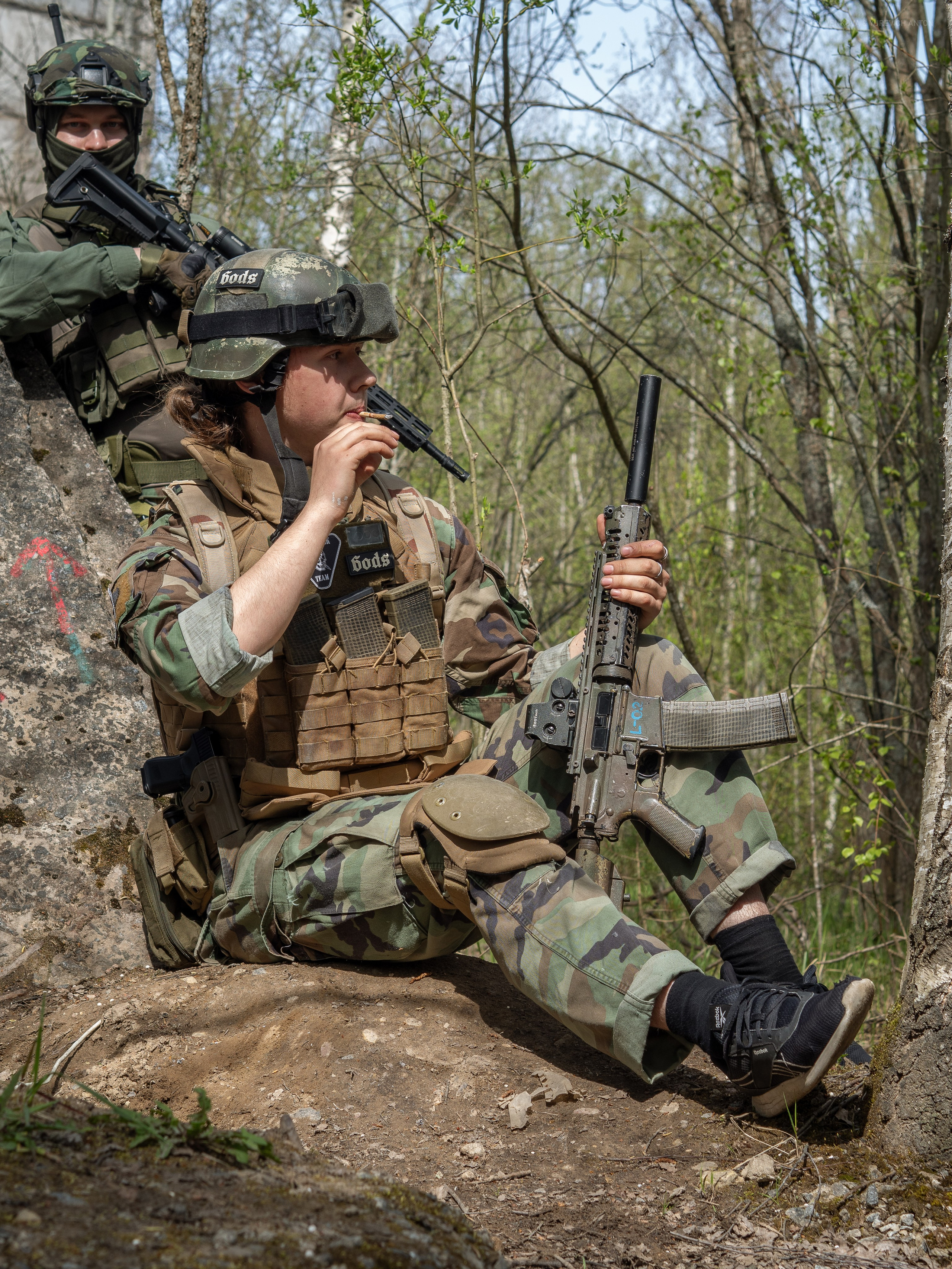 Милитари. Сайт портфолио двух профессиональных фотографов