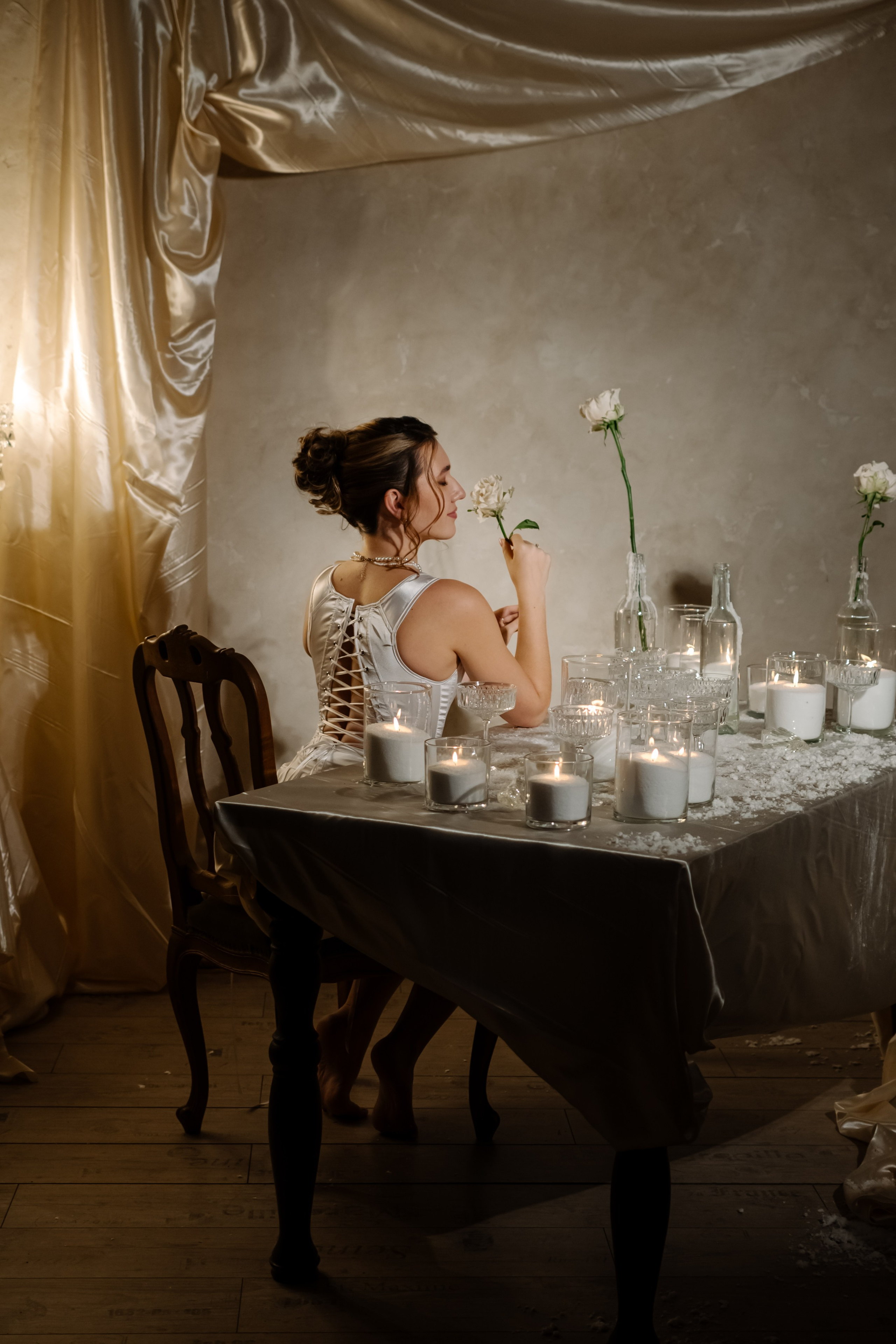 Индивидуальная. Со свечами. Свадебный и сеейный фотограф в Санкт-Петербурге Елена Худякова