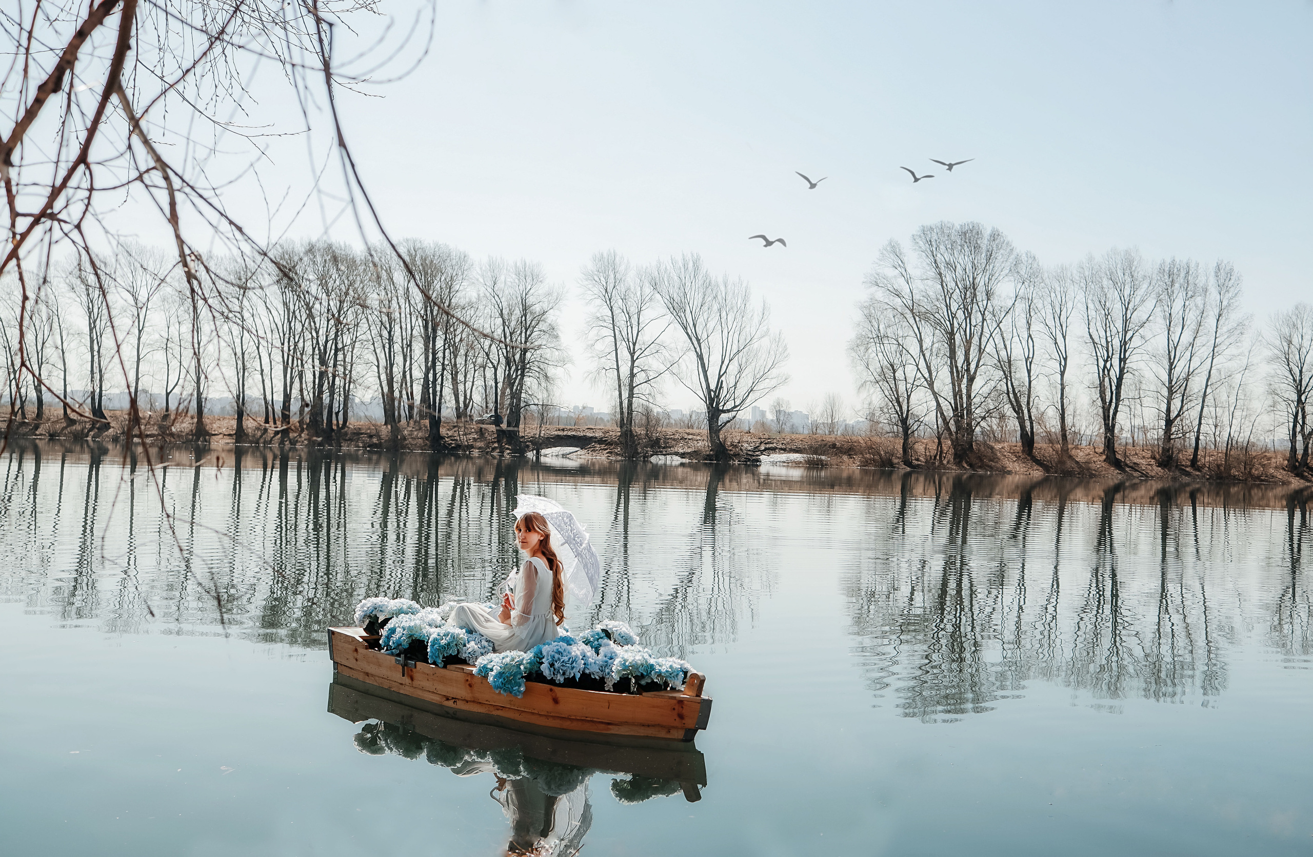 Фотосессия на лодке. Иванова Ирина Свадебный и семейный фотограф г. Уфа