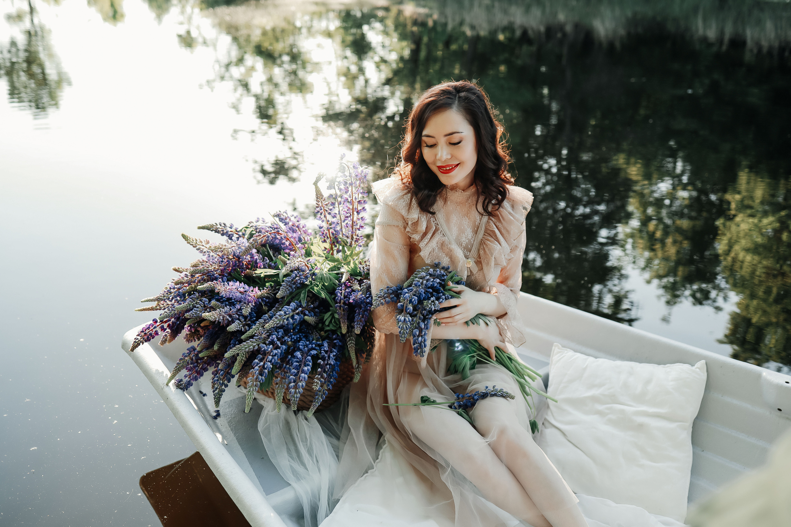 Фотосессия на лодочке. Иванова Ирина Свадебный и семейный фотограф г. Уфа