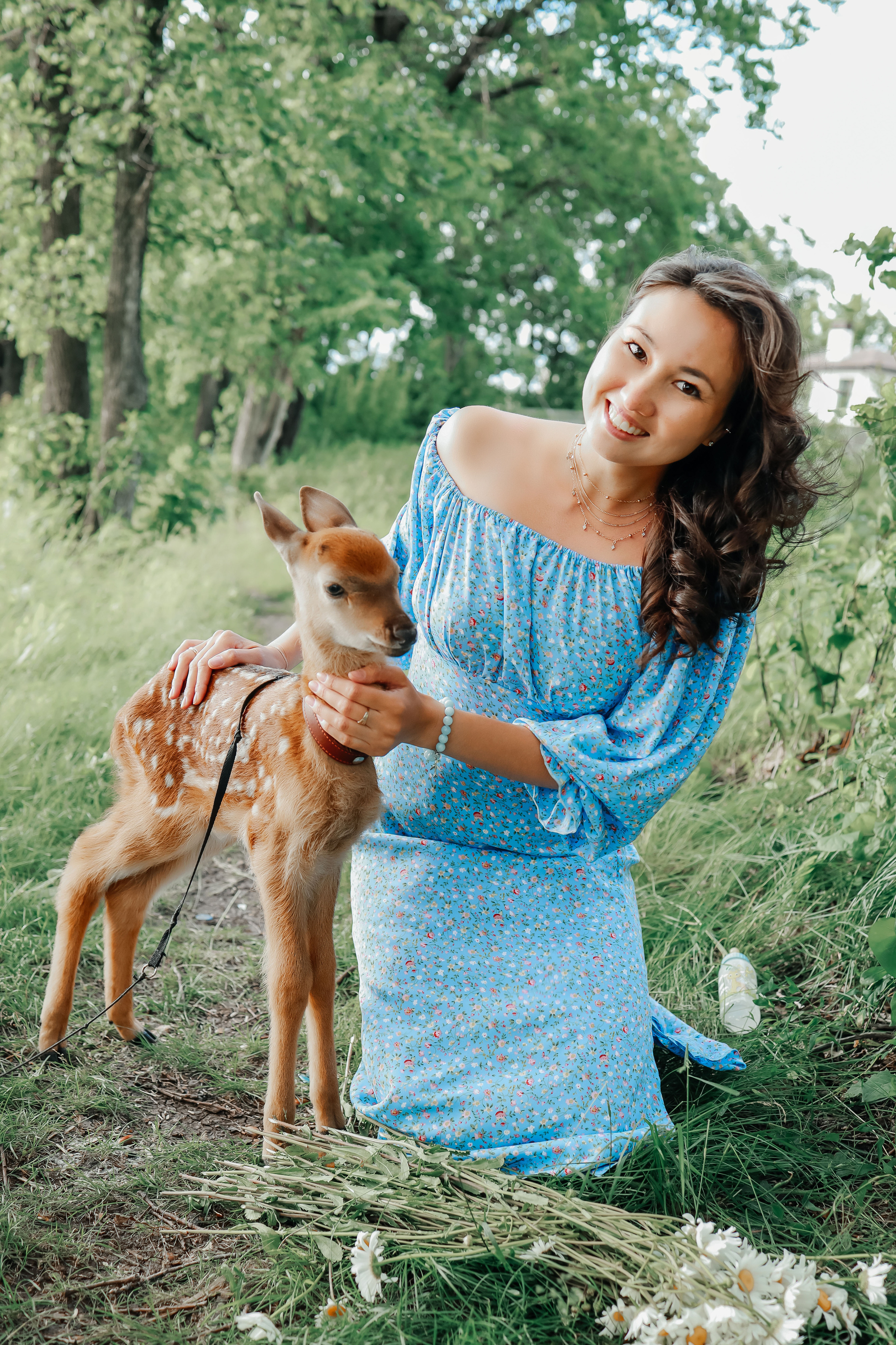 Фотосессия с оленем Бэмби. Иванова Ирина Свадебный и семейный фотограф г. Уфа