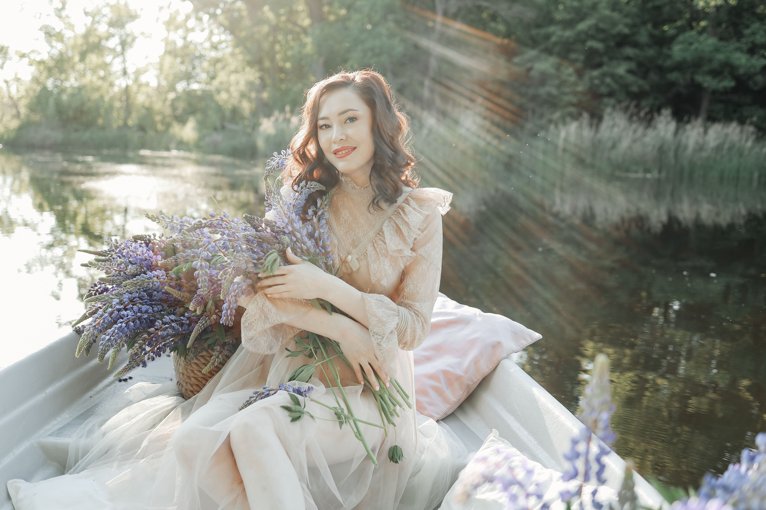 Фотосессия на лодочке. Иванова Ирина Свадебный и семейный фотограф г. Уфа