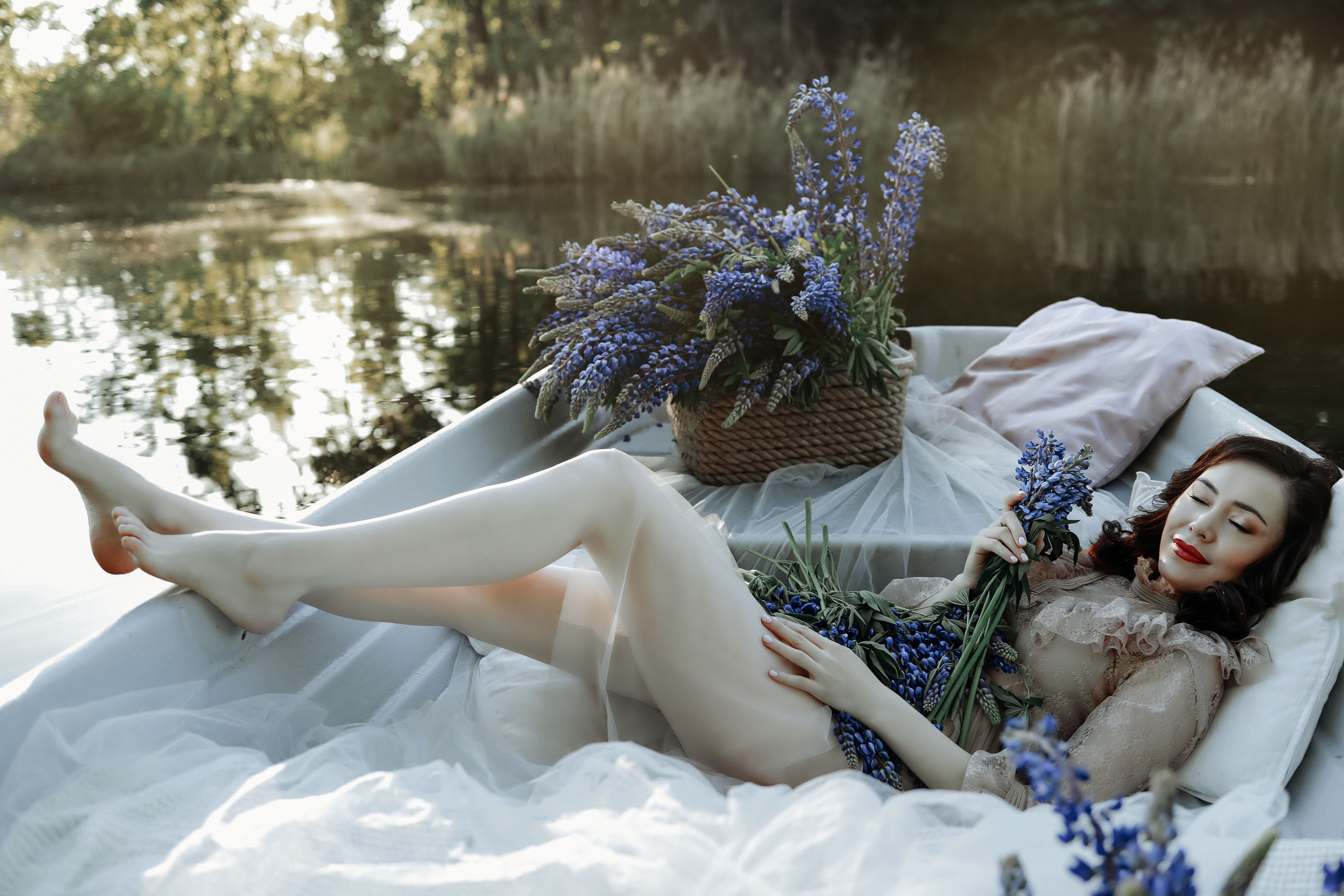 Фотосессия на лодочке. Иванова Ирина Свадебный и семейный фотограф г. Уфа