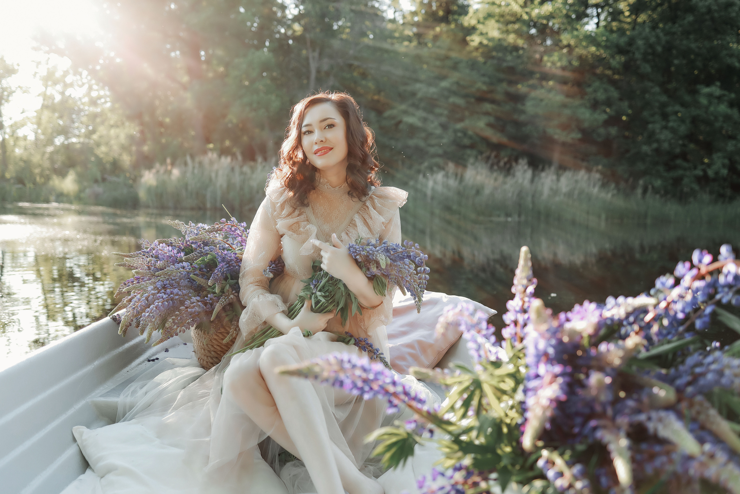 Фотосессия на лодочке. Иванова Ирина Свадебный и семейный фотограф г. Уфа