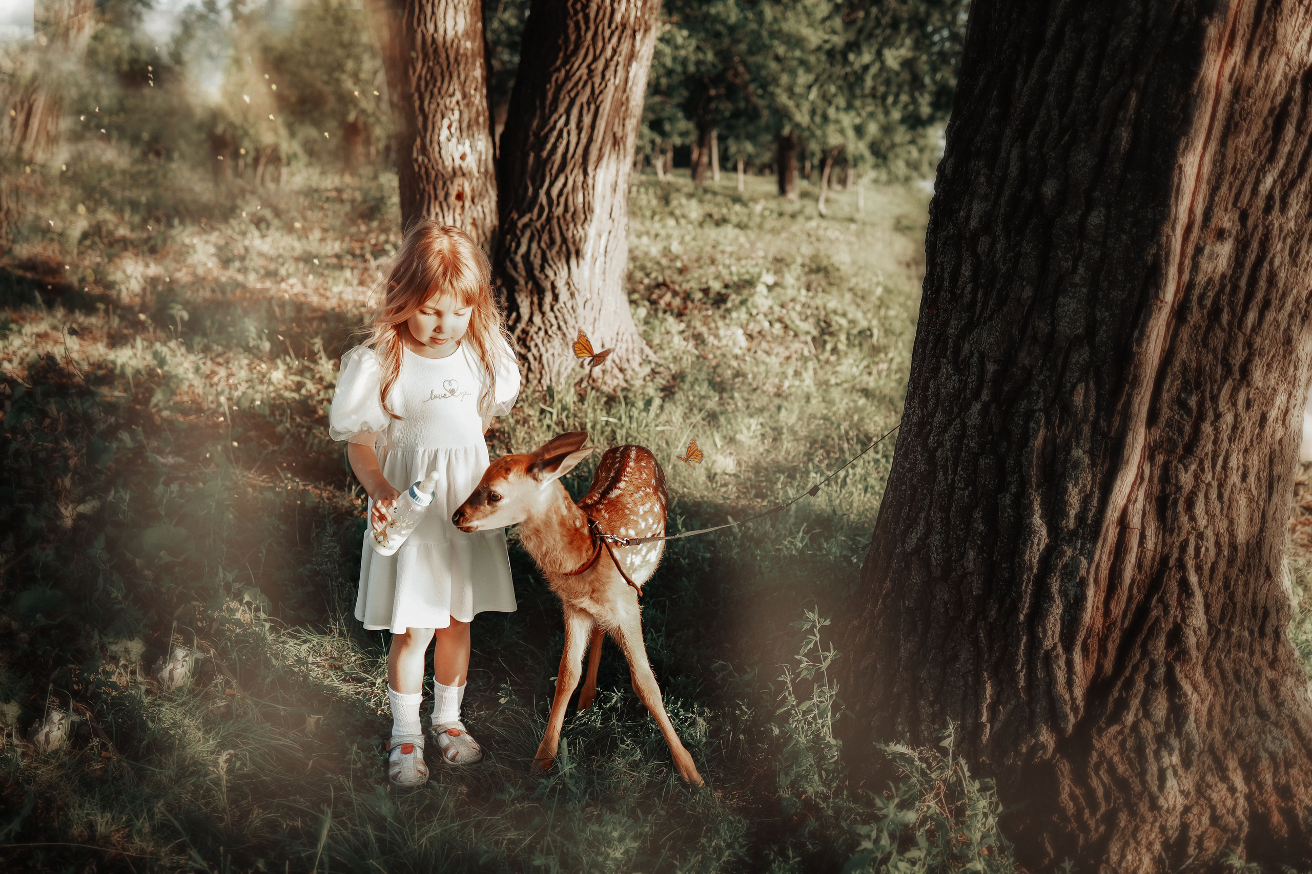 Фотосессия с оленем. Иванова Ирина Свадебный и семейный фотограф г. Уфа