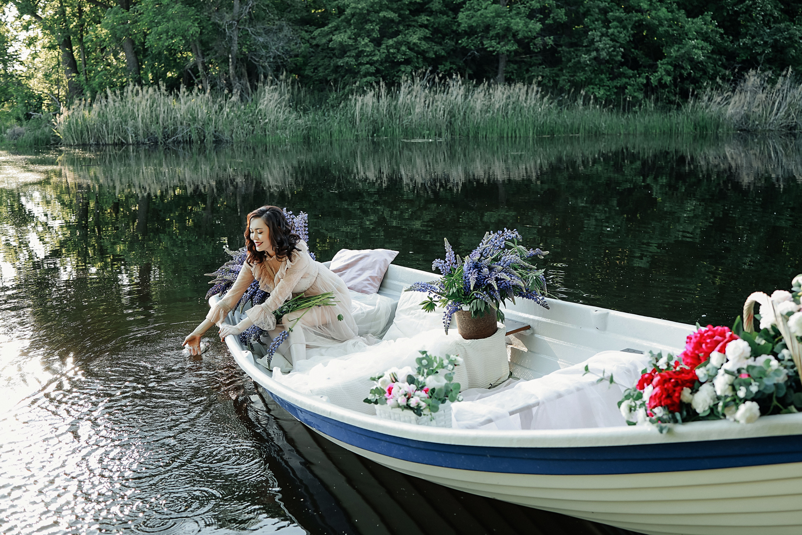 Фотосессия на лодочке. Иванова Ирина Свадебный и семейный фотограф г. Уфа