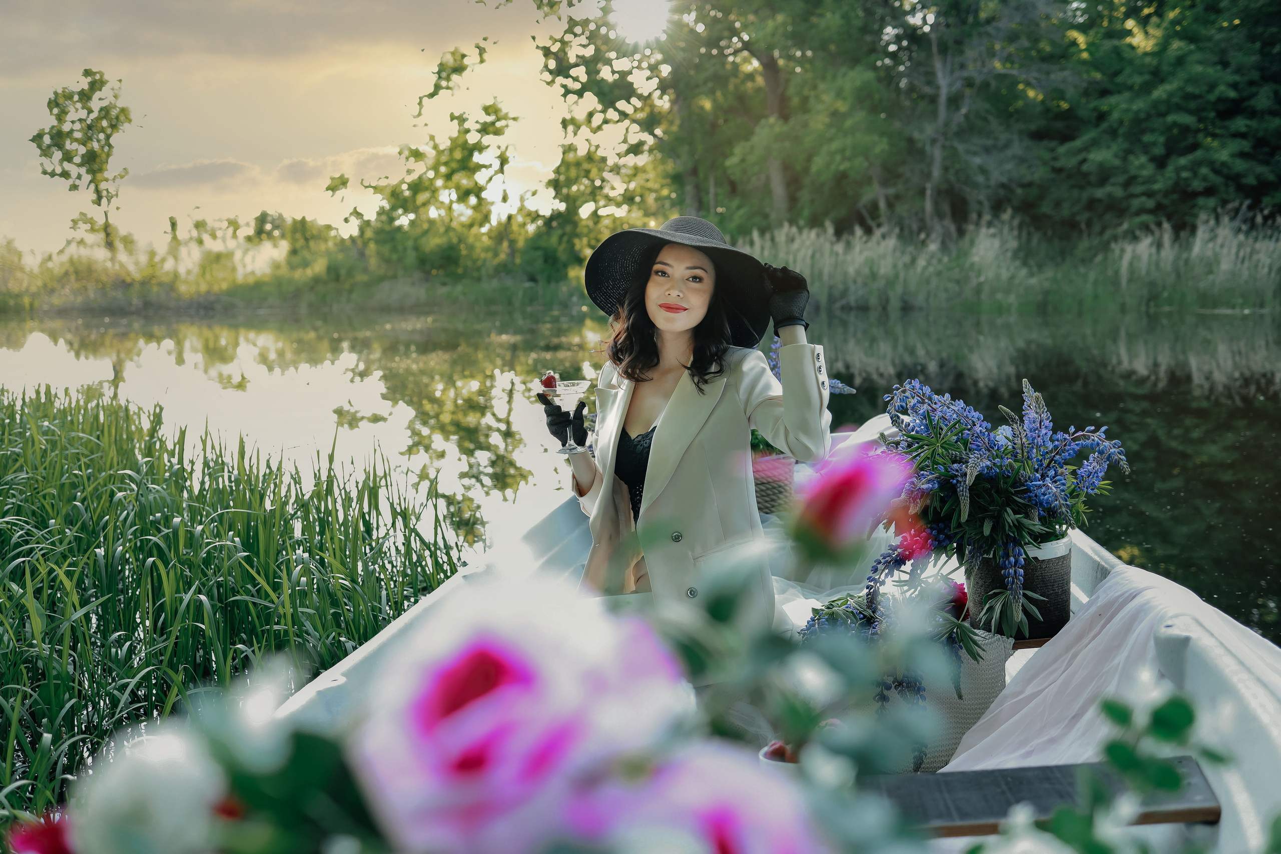 Фотосессия на лодочке. Иванова Ирина Свадебный и семейный фотограф г. Уфа