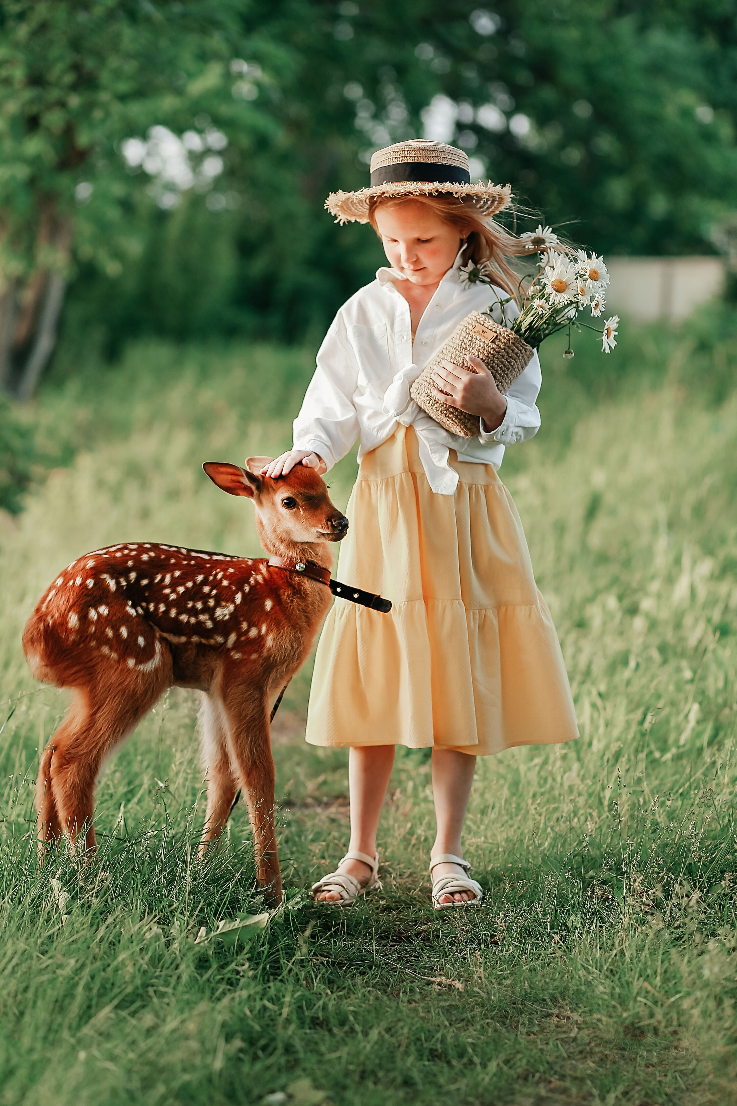 Фотосессия с олененком. Иванова Ирина Свадебный и семейный фотограф г. Уфа