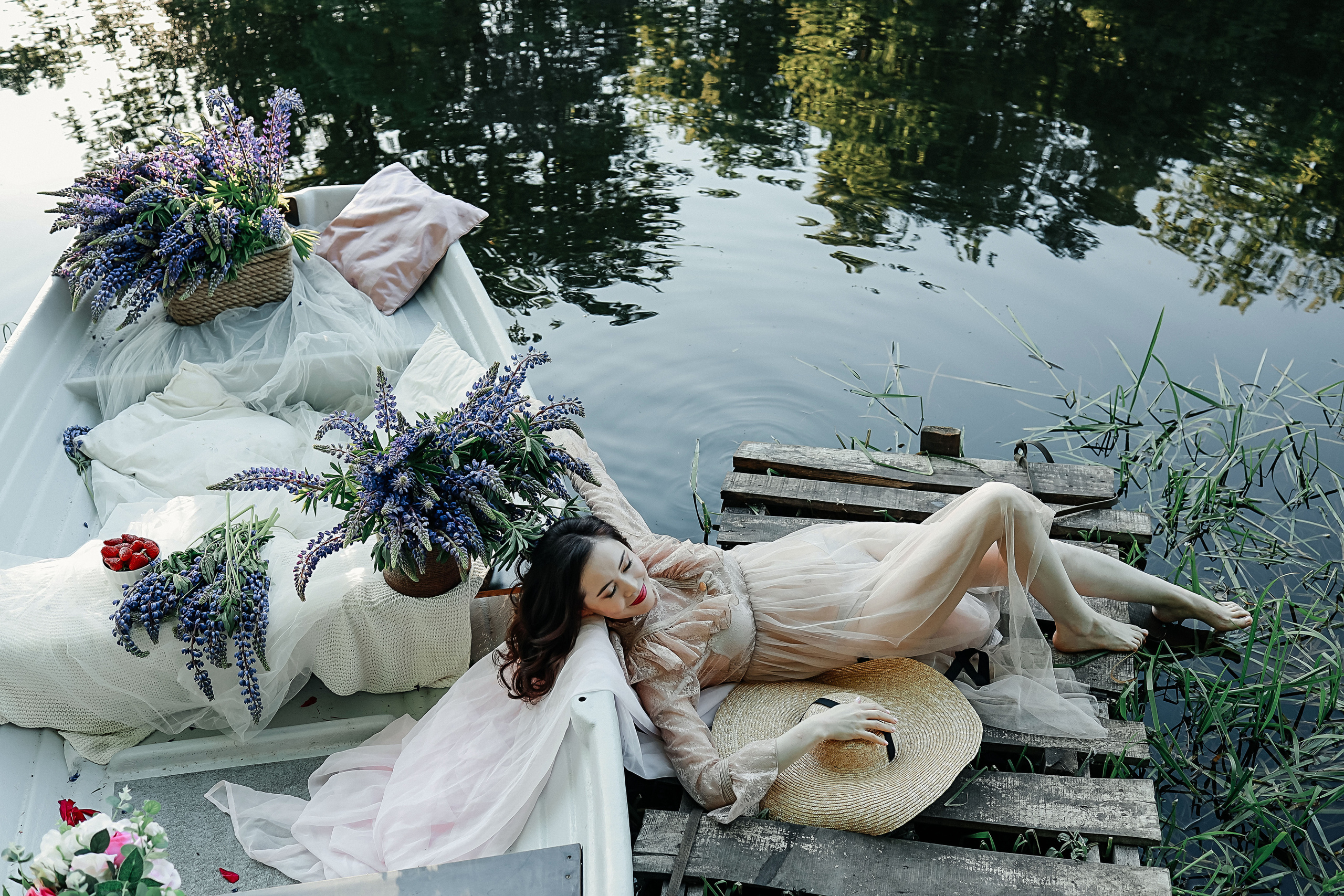 Фотосессия на лодочке. Иванова Ирина Свадебный и семейный фотограф г. Уфа