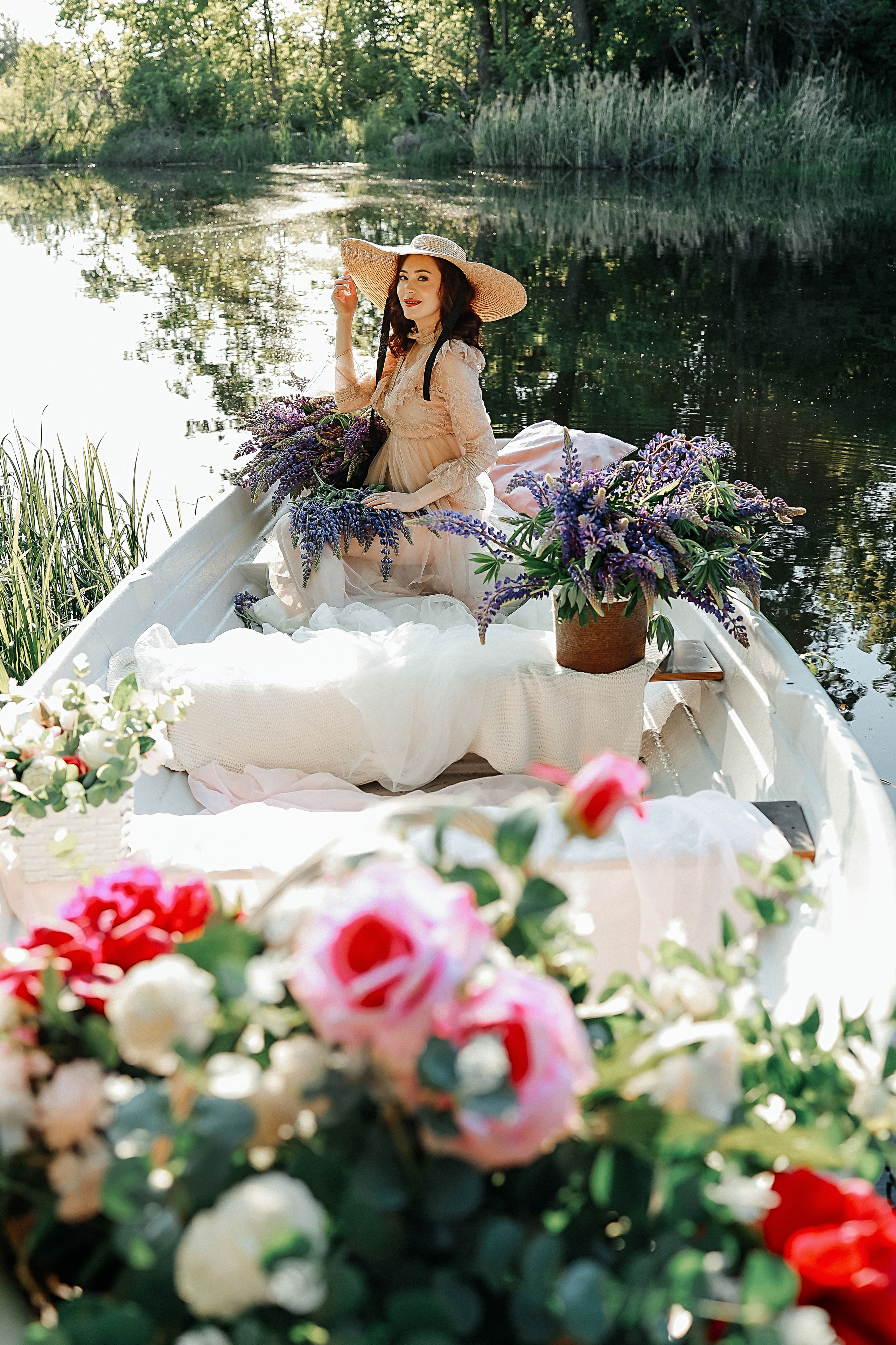 Фотосессия на лодочке. Иванова Ирина Свадебный и семейный фотограф г. Уфа