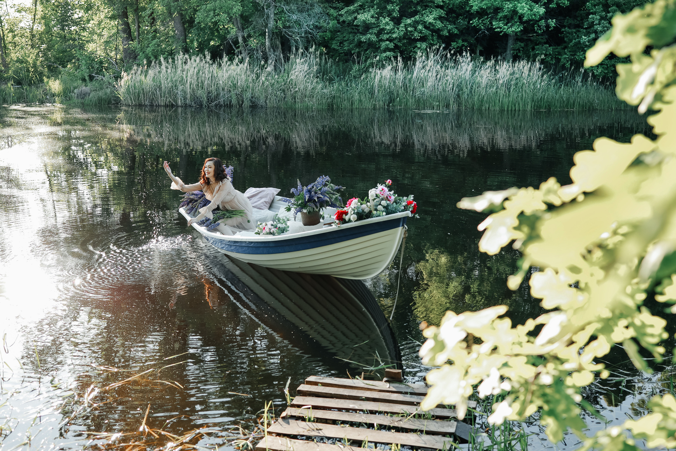 Фотосессия на лодочке. Иванова Ирина Свадебный и семейный фотограф г. Уфа