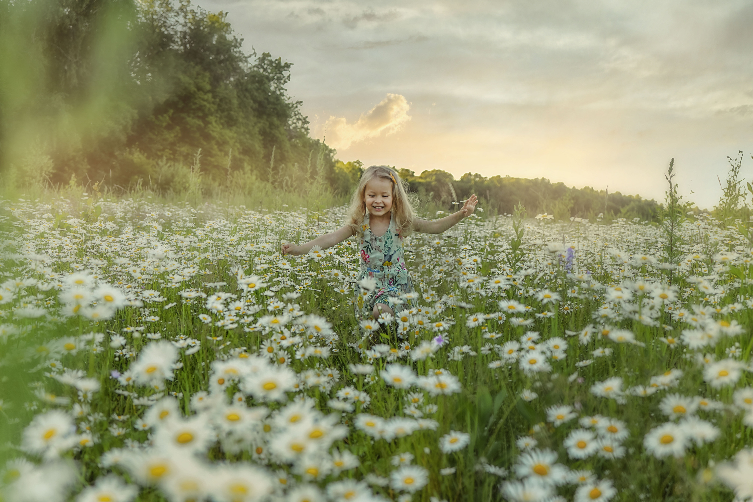 Фотосессия в ромашках. Иванова Ирина Свадебный и семейный фотограф г. Уфа