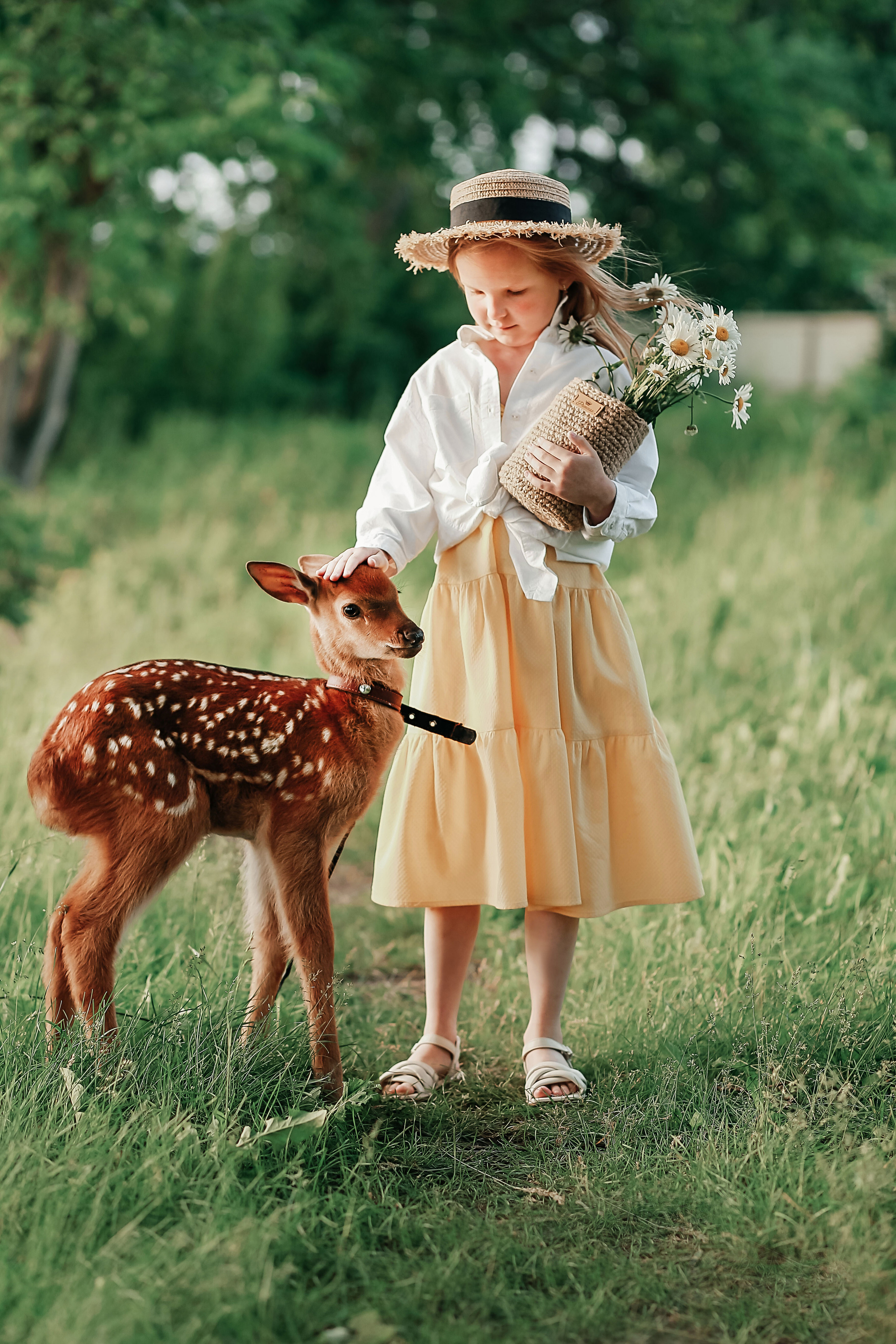 Фотосессия с олененком. Иванова Ирина Свадебный и семейный фотограф г. Уфа